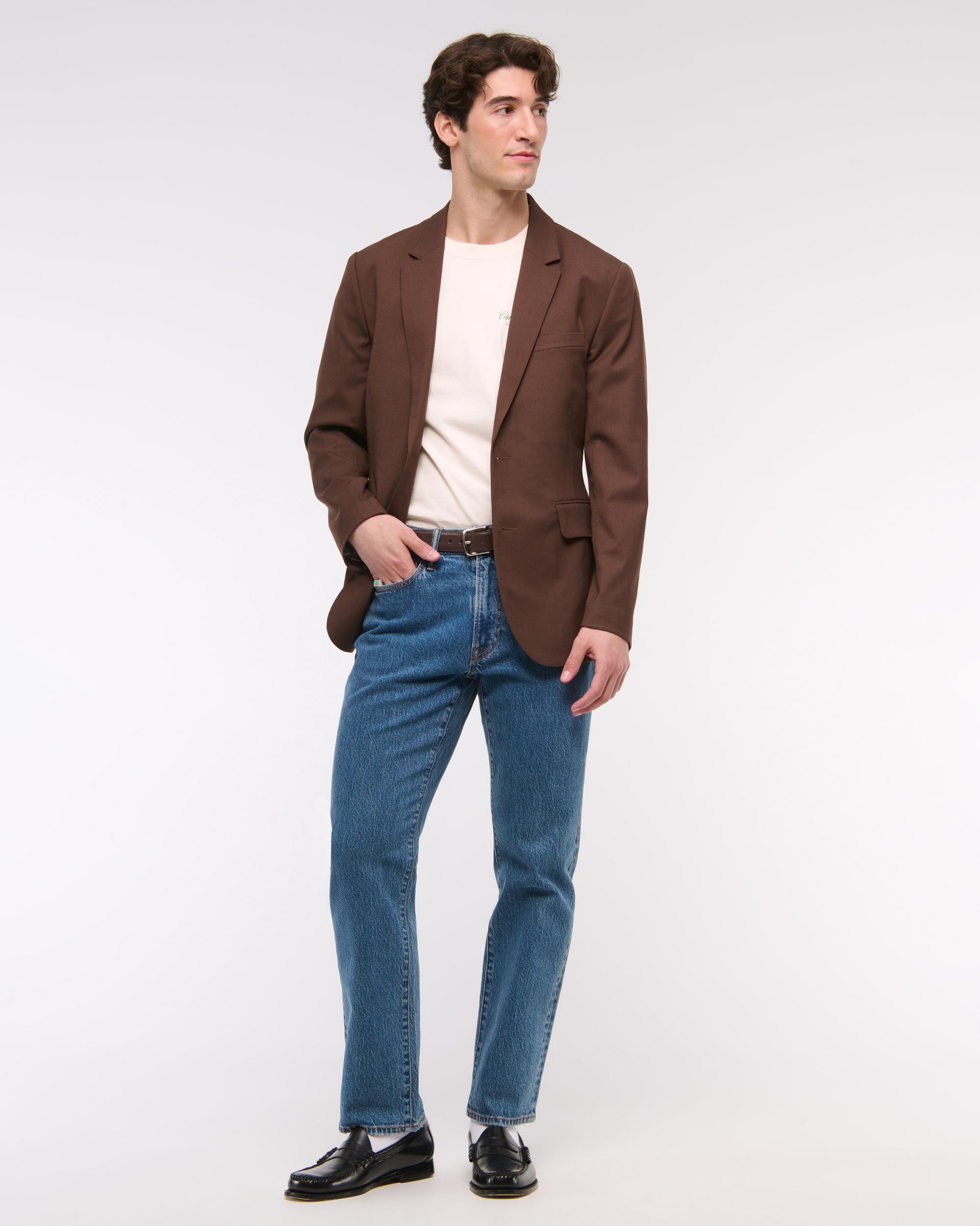 The A&F Collins Slim Blazer Product Image