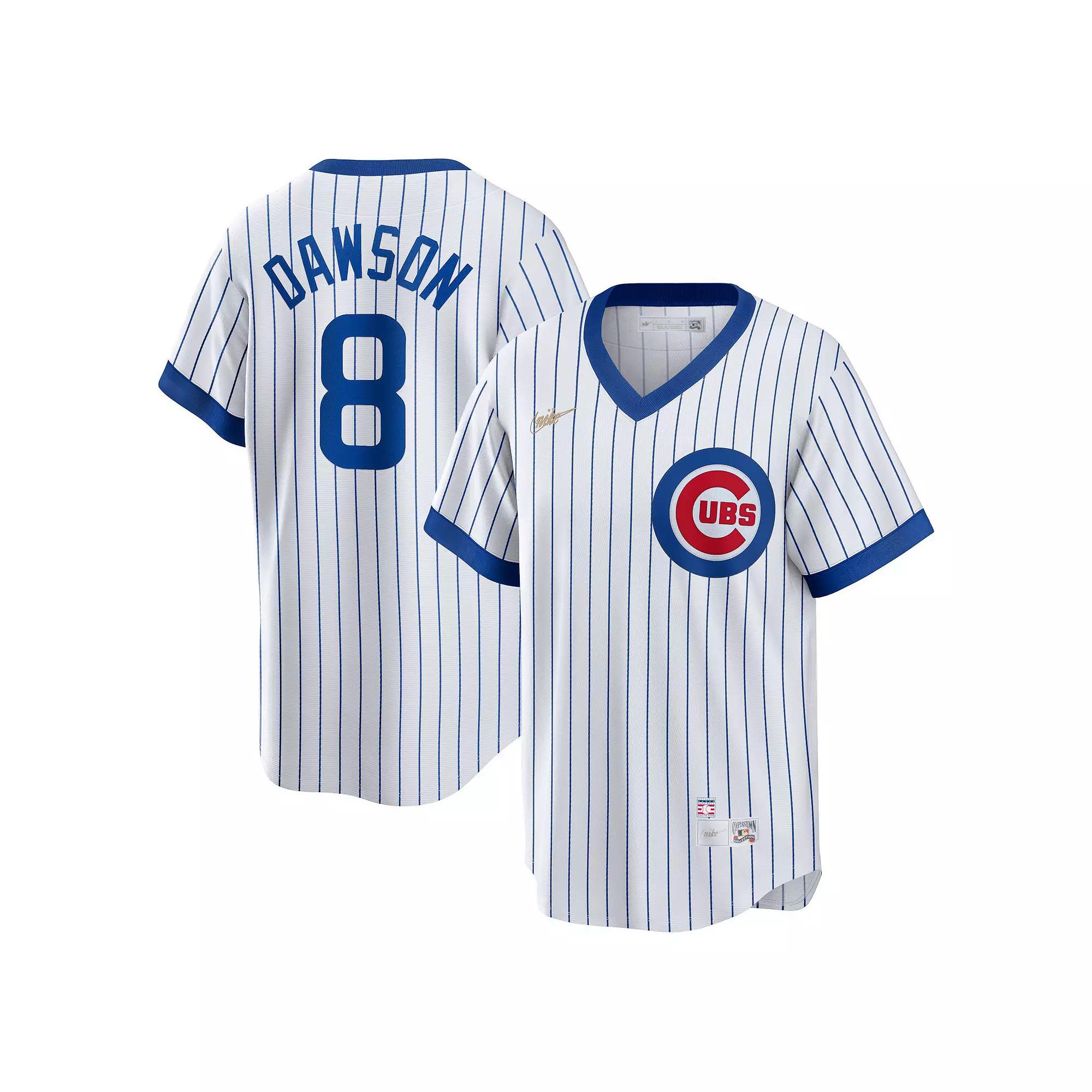 Men's Nike Andre Dawson White Chicago Cubs Home Cooperstown Collection Player Jersey,  Product Image
