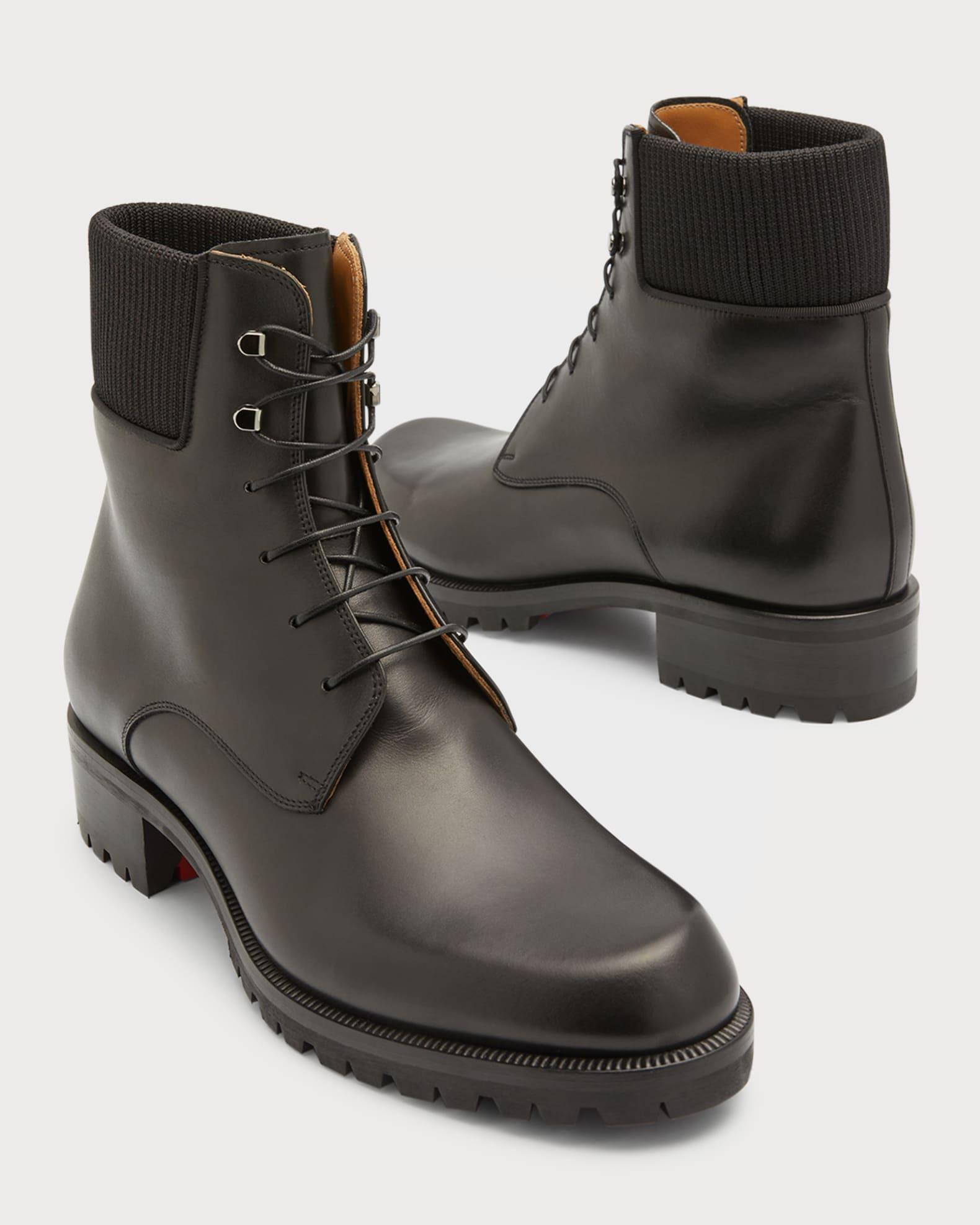 Mens Trapman Leather Boots Product Image