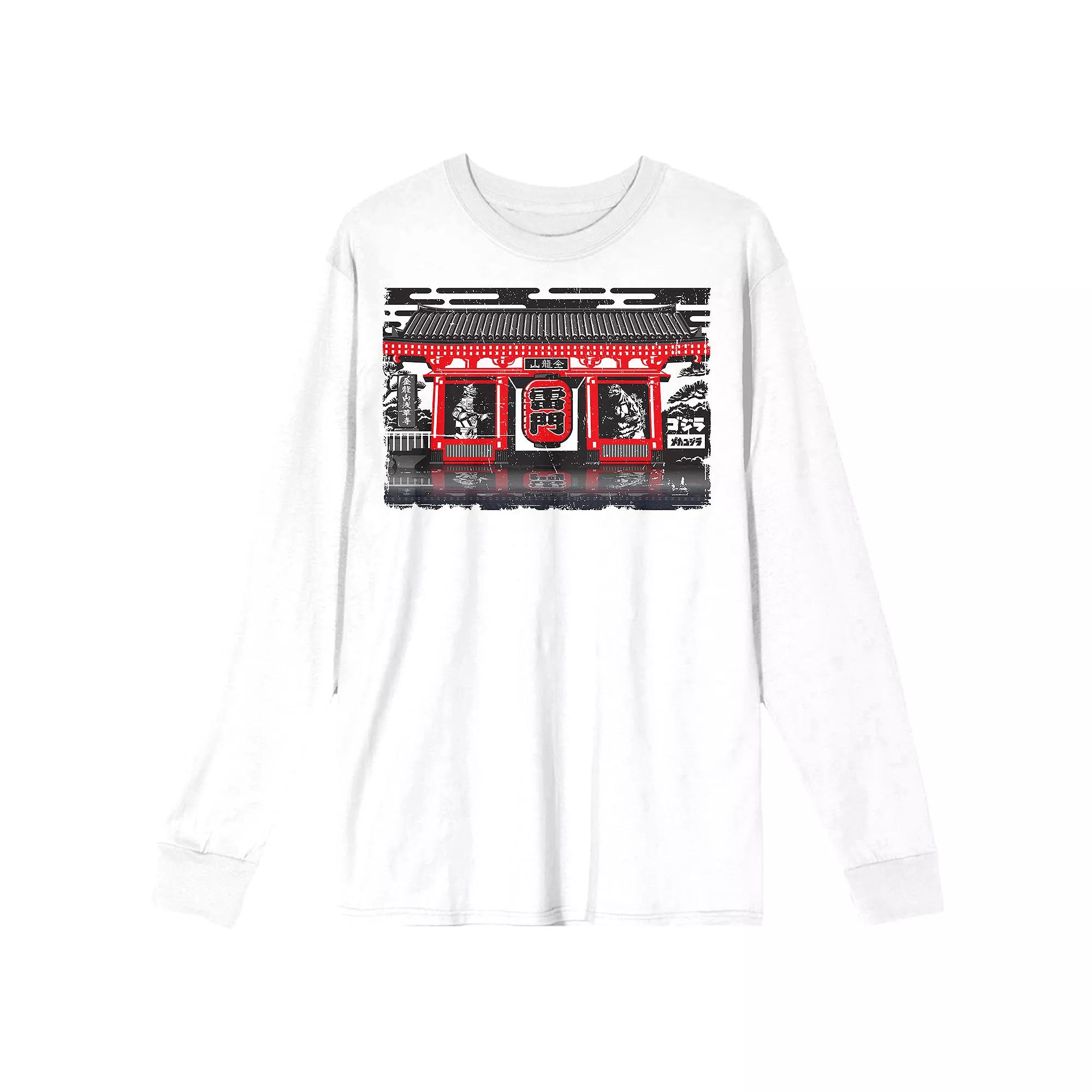 Men's Godzilla Classic Shin Long Sleeve, Size: Large, White Product Image