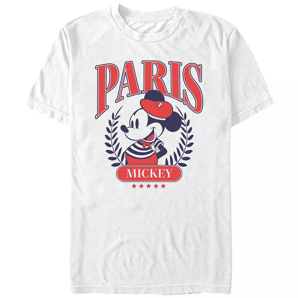 Disney's Mickey Mouse Paris Mouse Men's Graphic Tee,  Product Image