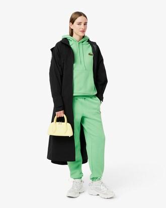 Loose Fit Badge Accent Hoodie Product Image