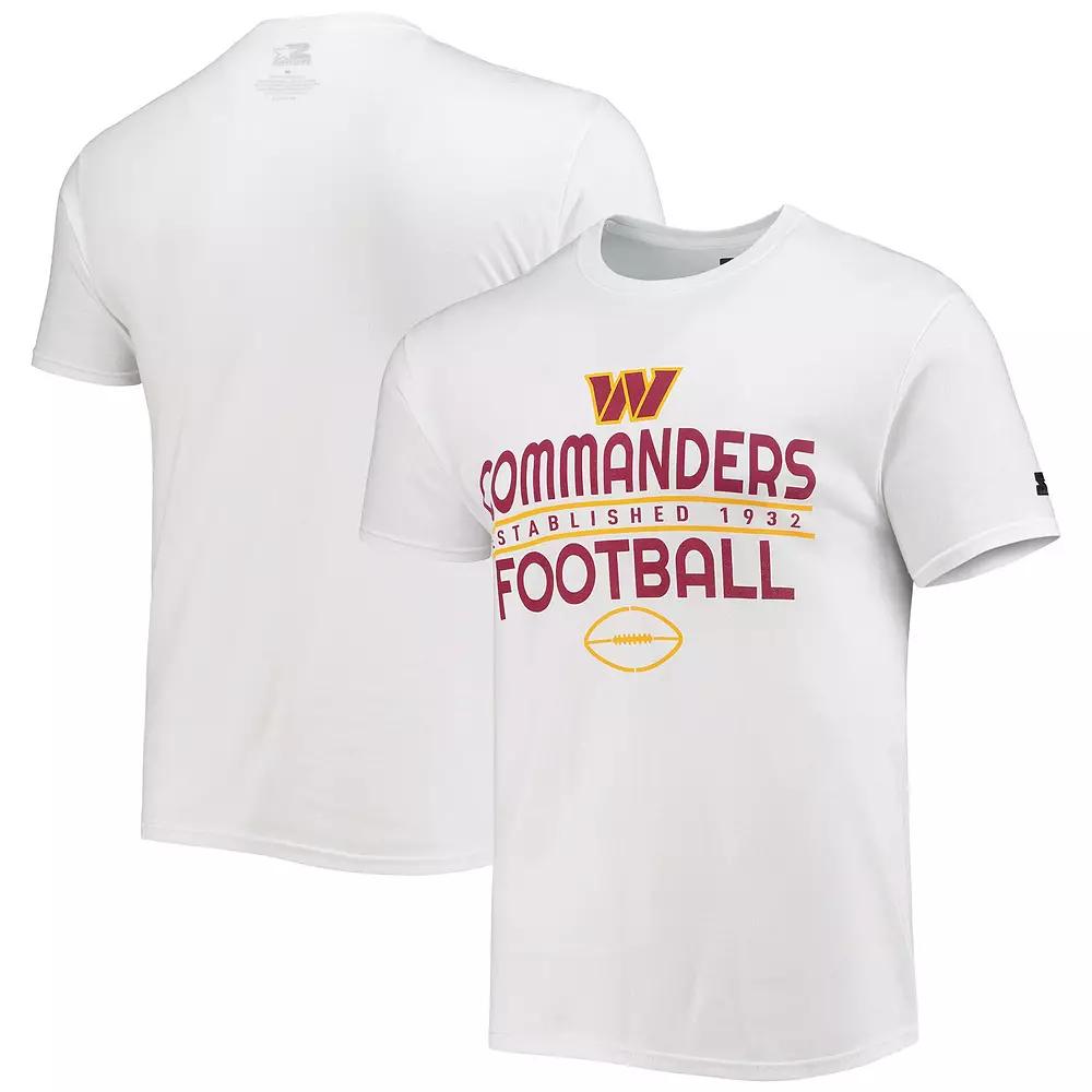 Men's Starter White Washington Commanders Prime Time T-Shirt,  Product Image