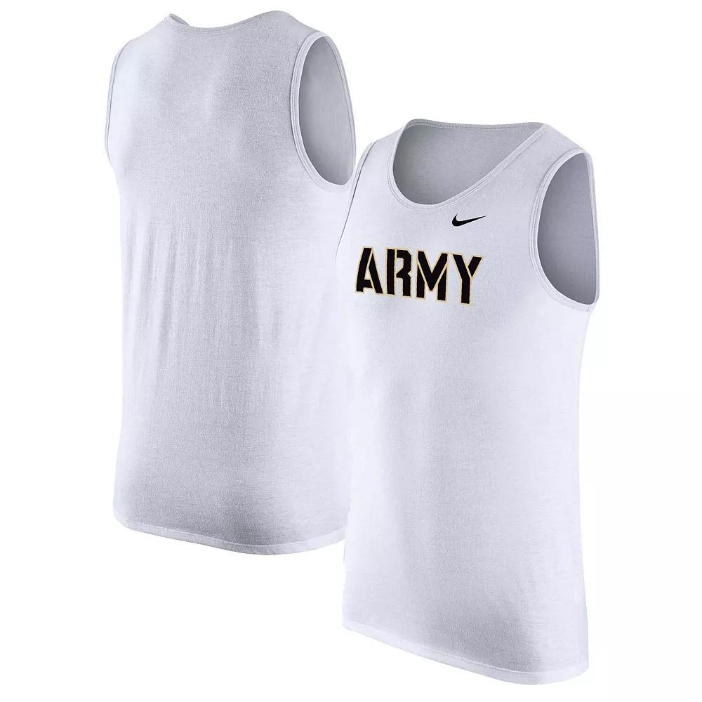 Men's Nike White Army Black Knights Tank Top,  Product Image