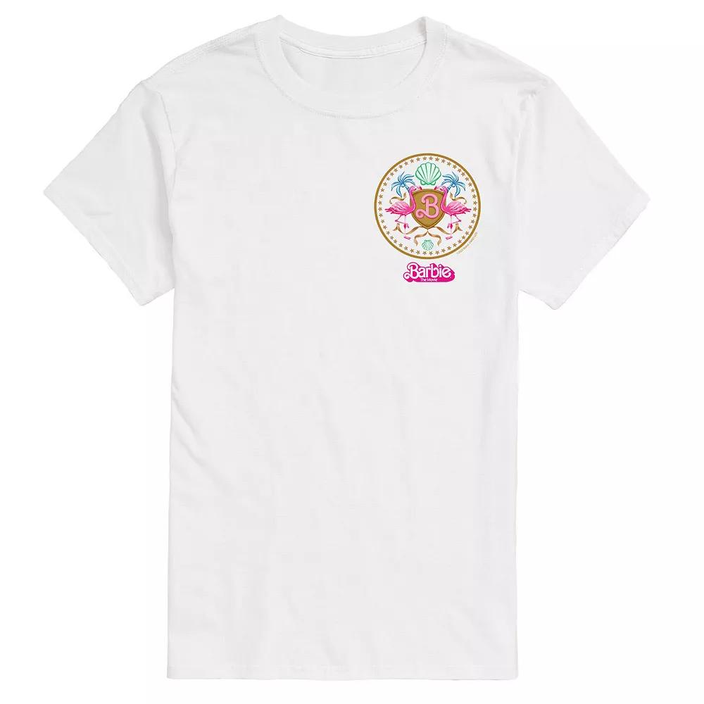 Men's Barbie Theatrical Crest Graphic Tee,  Product Image