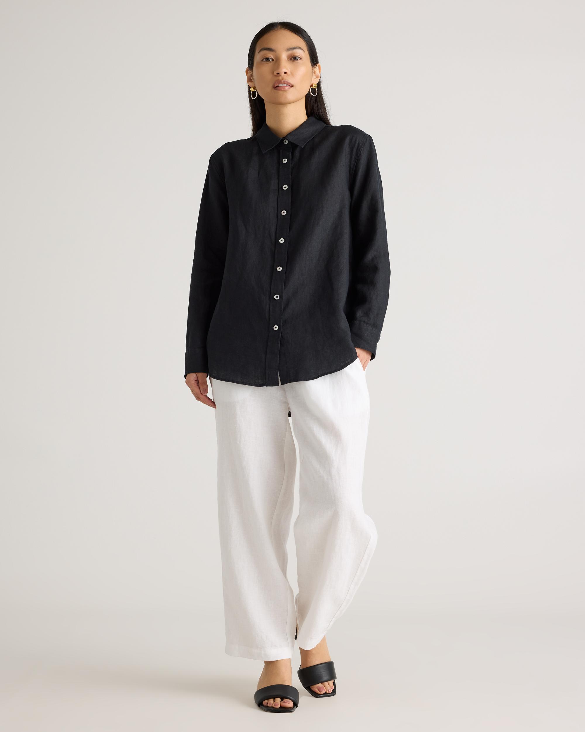 Quince | Women's Long Sleeve Shirt Linen Product Image