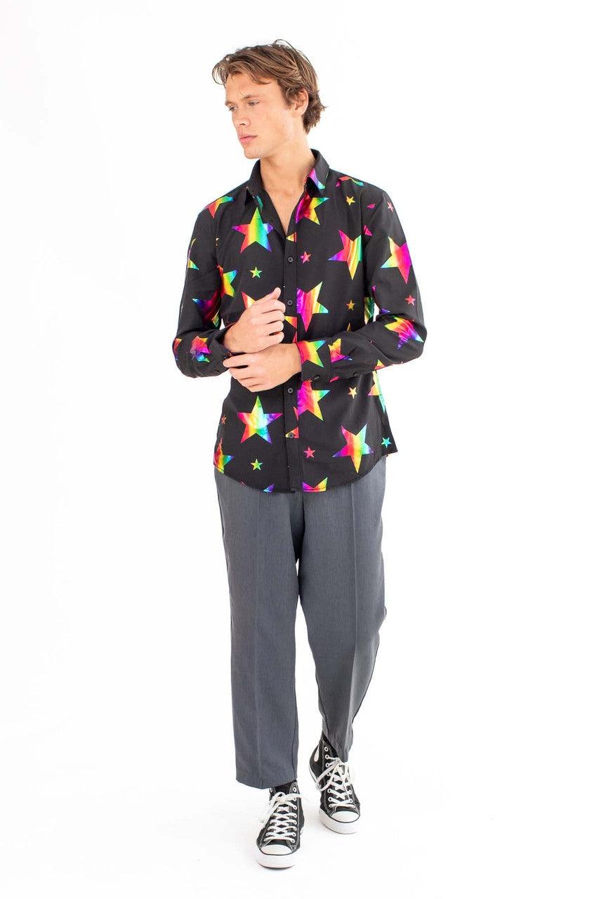 Rainbow Foil Star Shirt Product Image