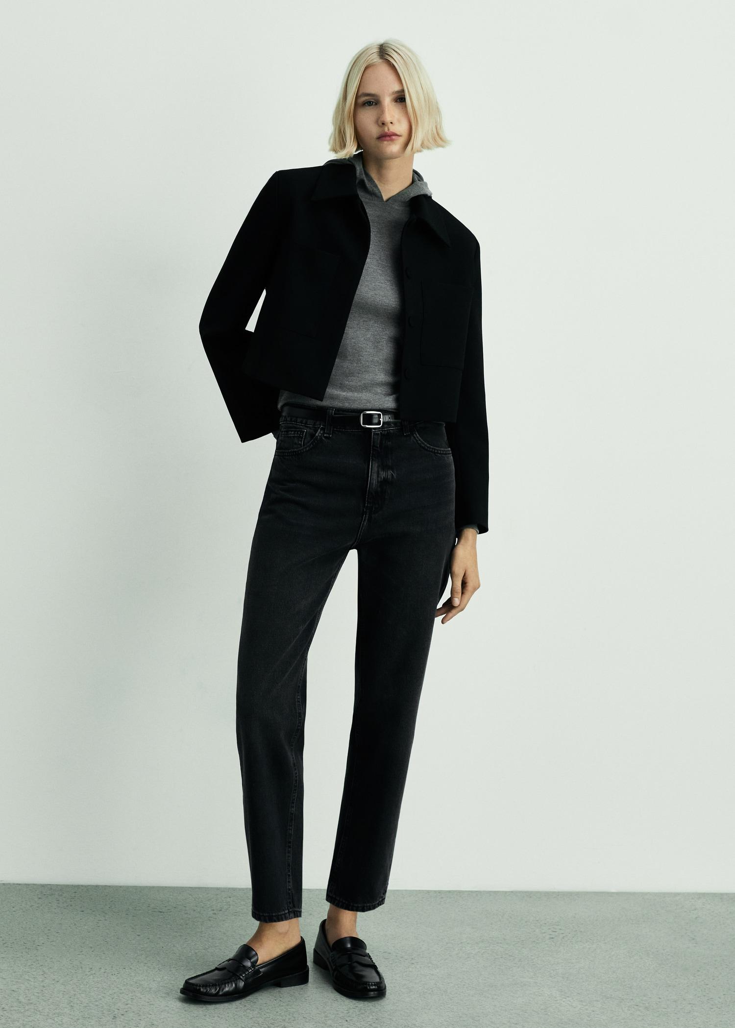 Mom2000 high-rise jeans - Women | MANGO USA Product Image