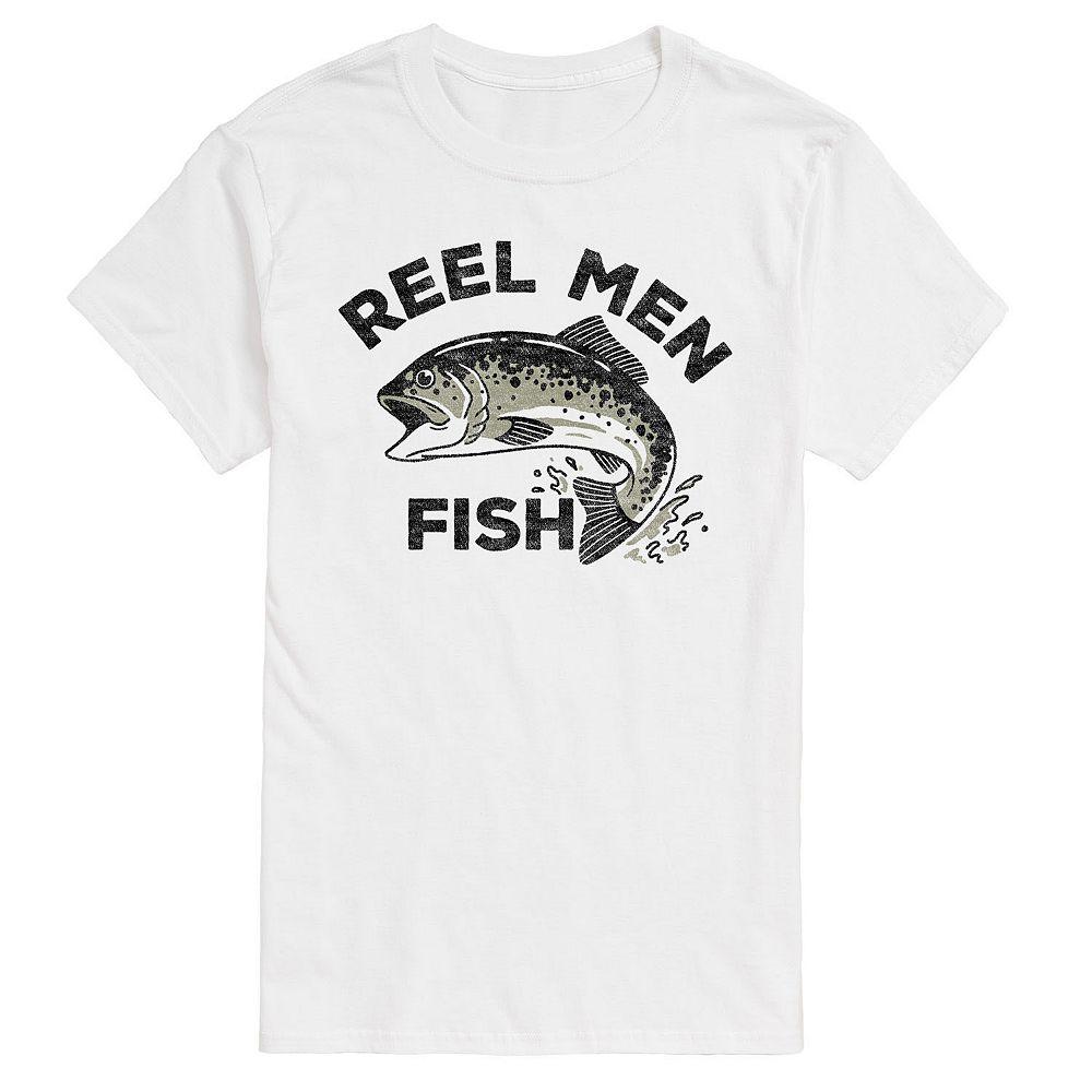Big & Tall Reel Men Fish Tee, Men's,  Product Image