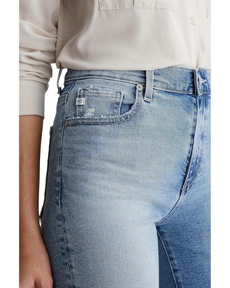 Women's AG Jeans Saige Mid-Rise Wide Leg Jeans in Momento Product Image