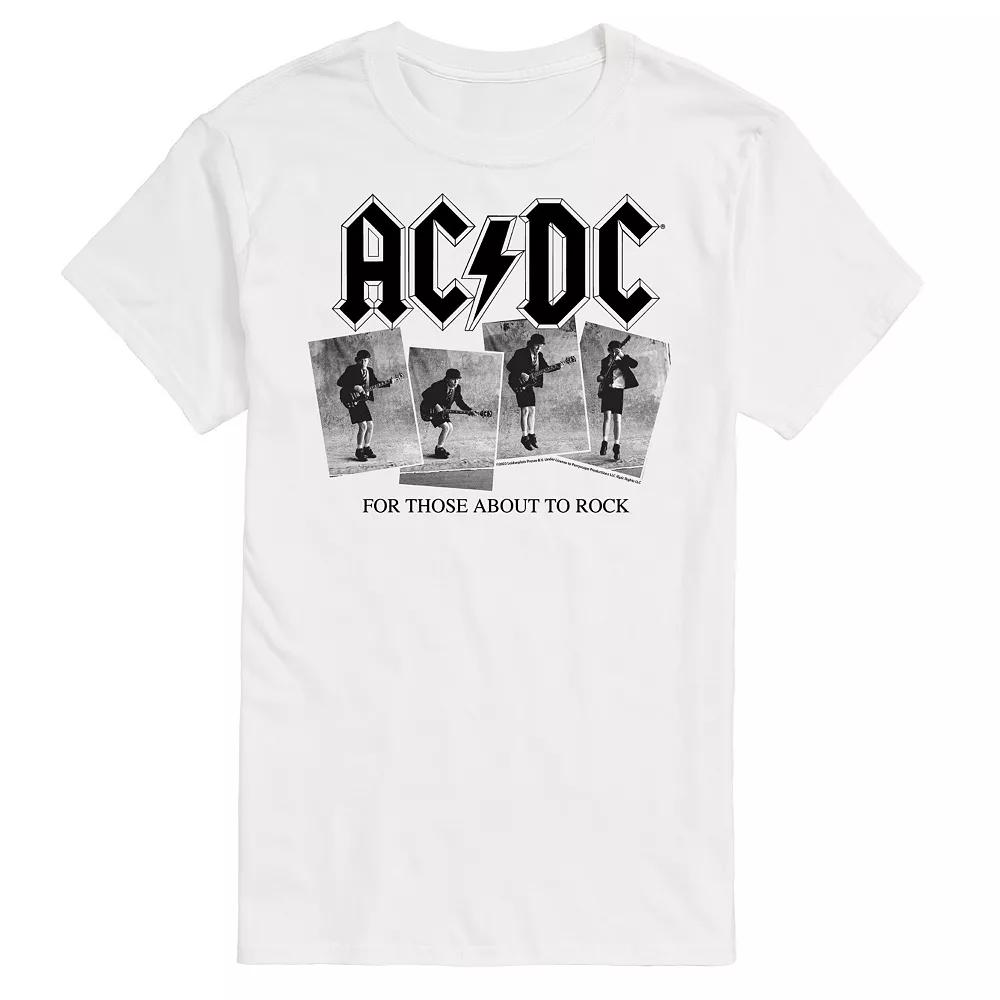 Big & Tall ACDC Photo Sequence Tee, Men's,  Product Image