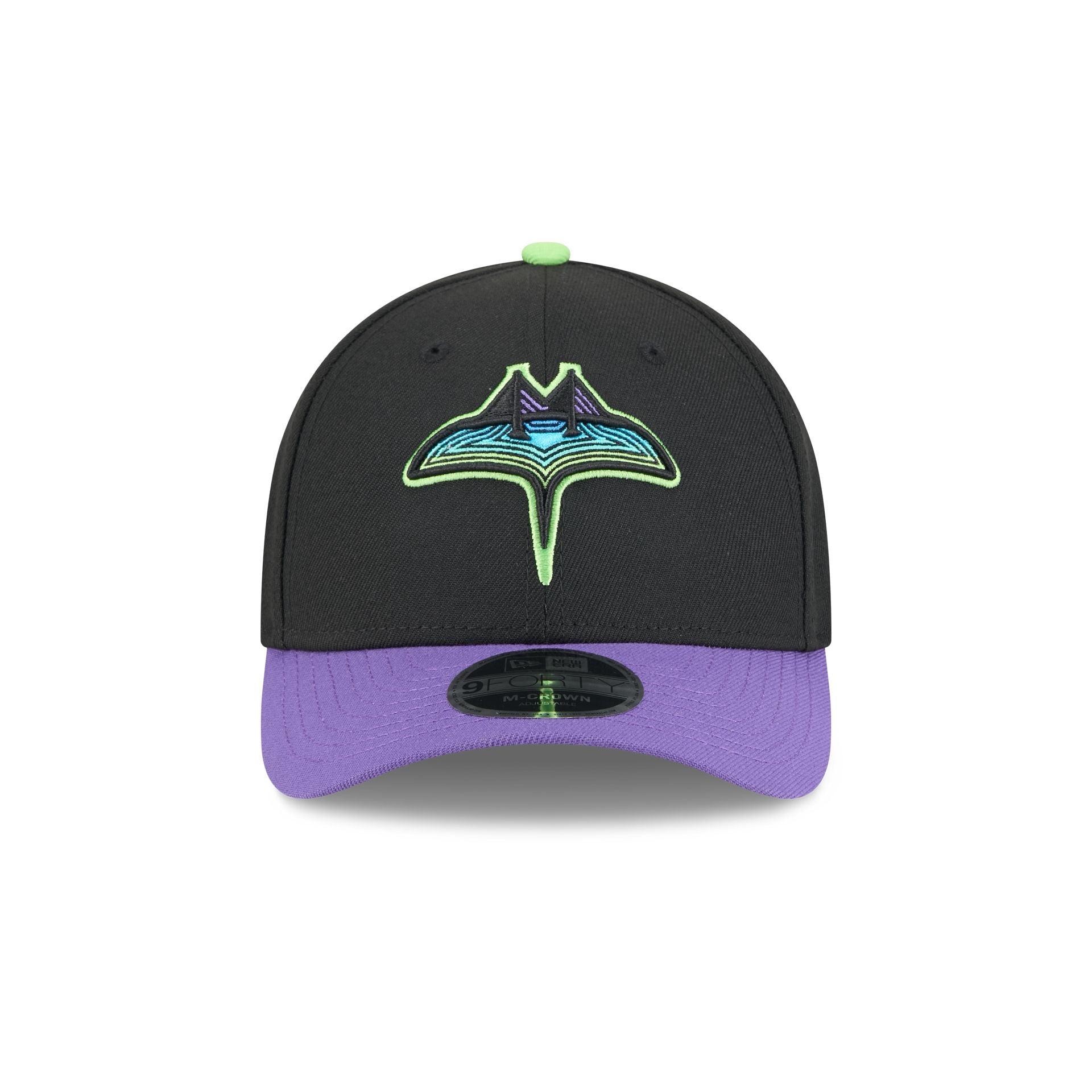 Tampa Bay Rays City Connect 9FORTY M-Crown Snapback Hat Male Product Image