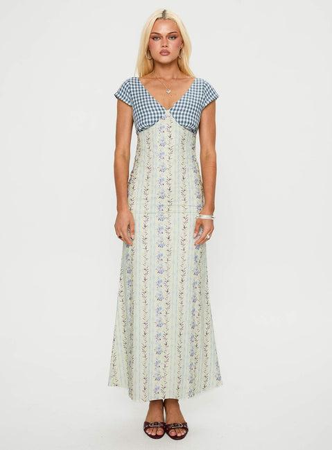 Saije Maxi Dress Multi Floral Product Image
