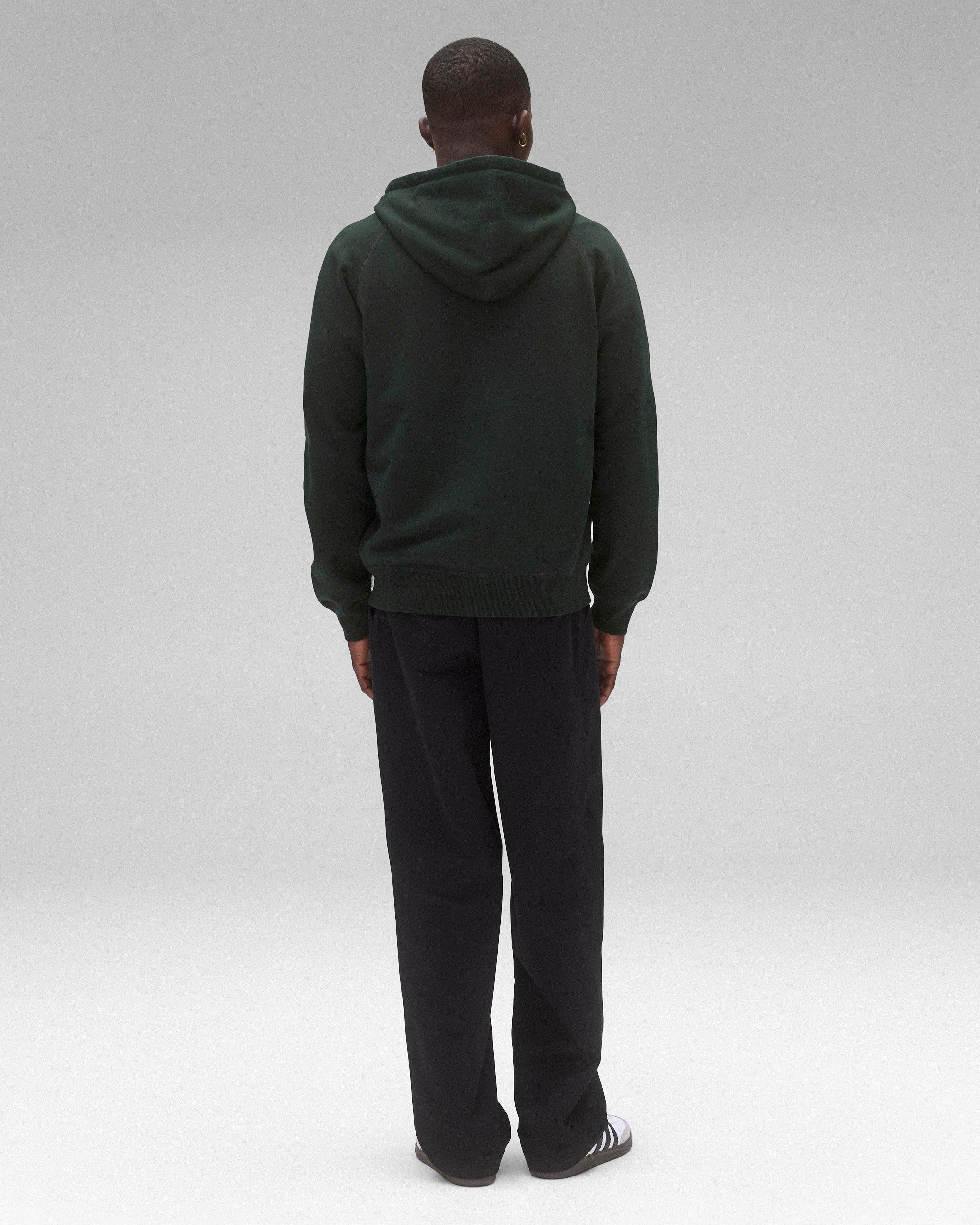 Midweight Terry Standard Zip Hoodie Male Product Image