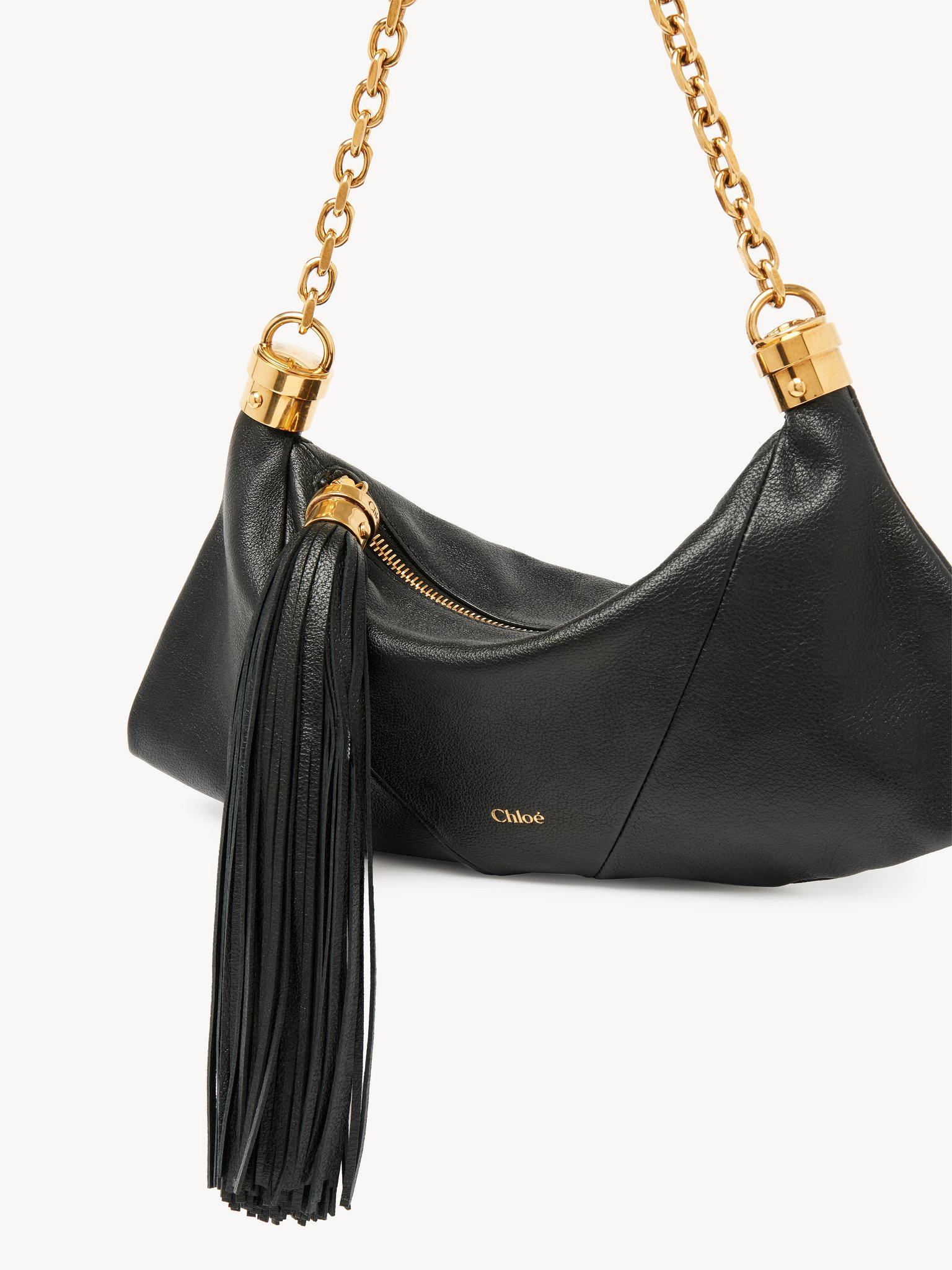 Small Chloé Foulard shoulder bag in grained leather Product Image