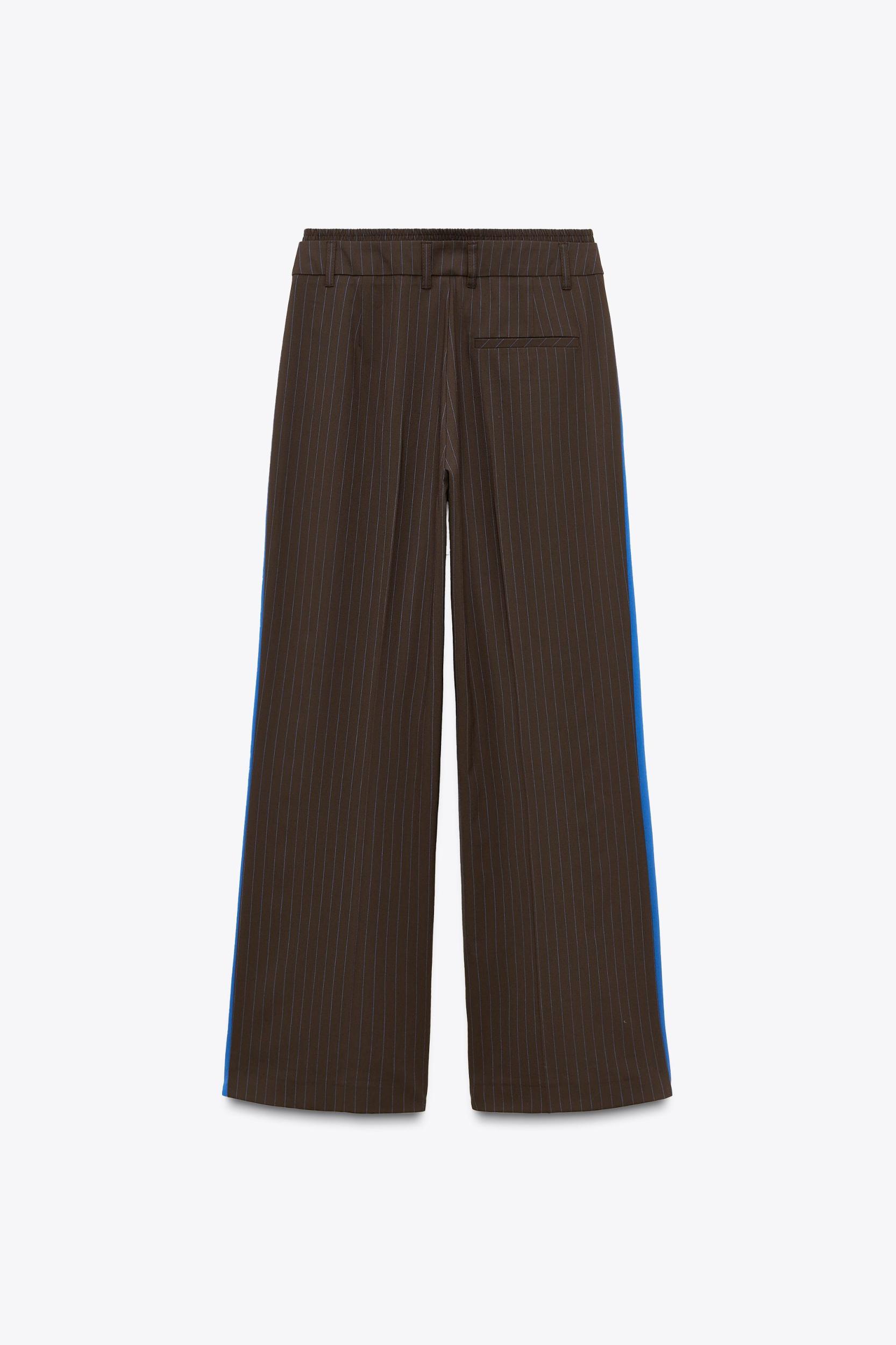 PINSTRIPE BOXER PANTS Product Image