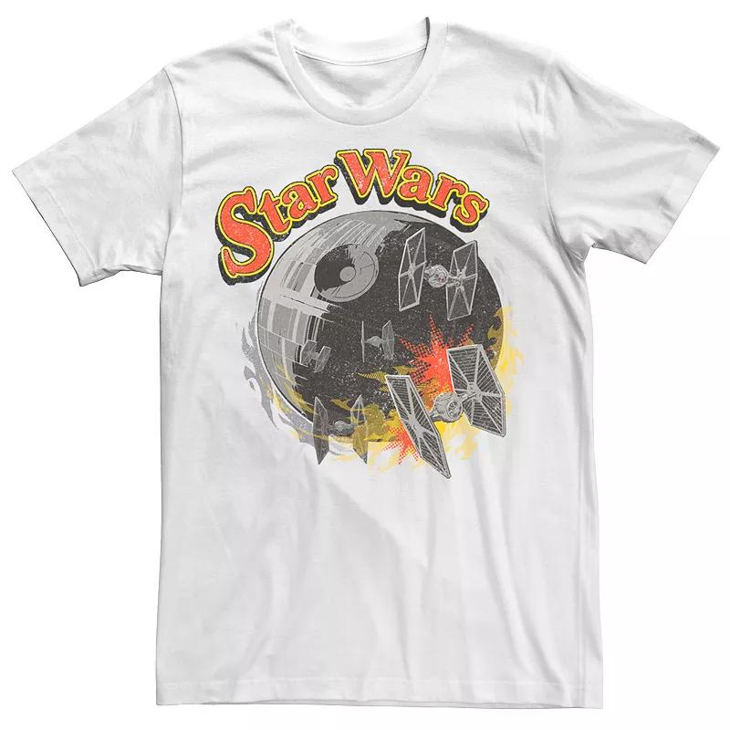 Men's Star Wars Retro Death Star Burn Tee,  Product Image