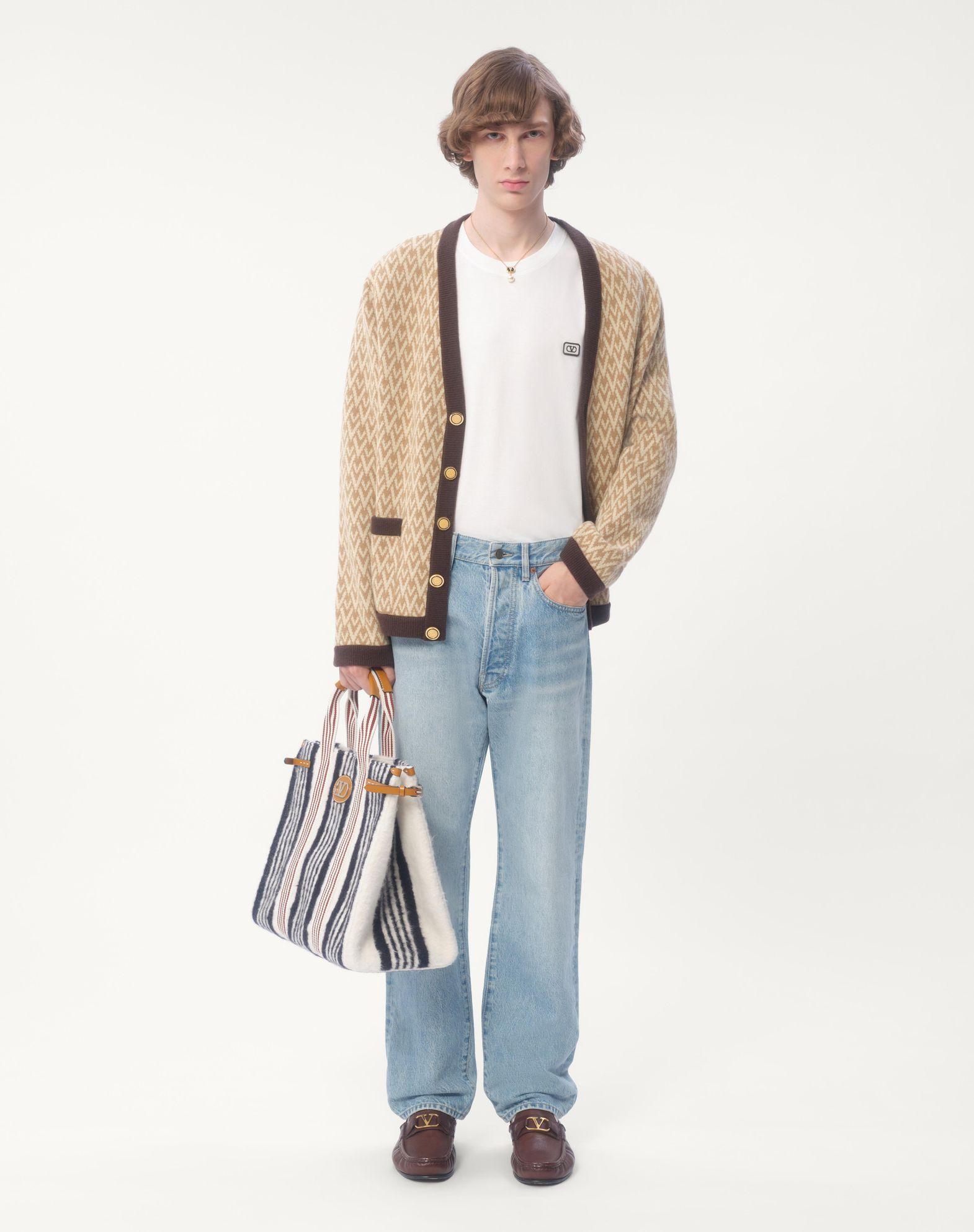 Cotton T-Shirt With Vlogo Patch Product Image