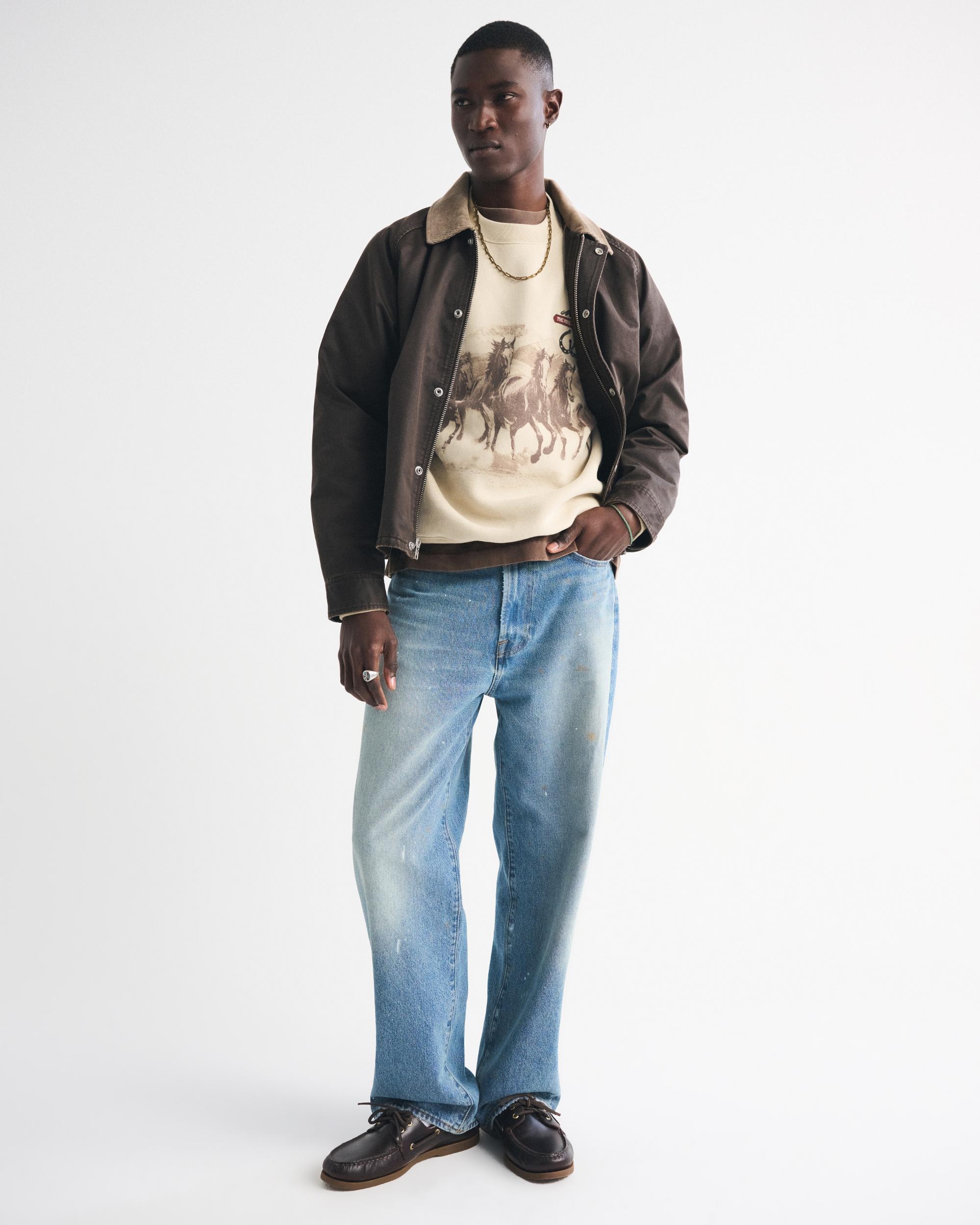 Western Graphic Popover Hoodie Product Image