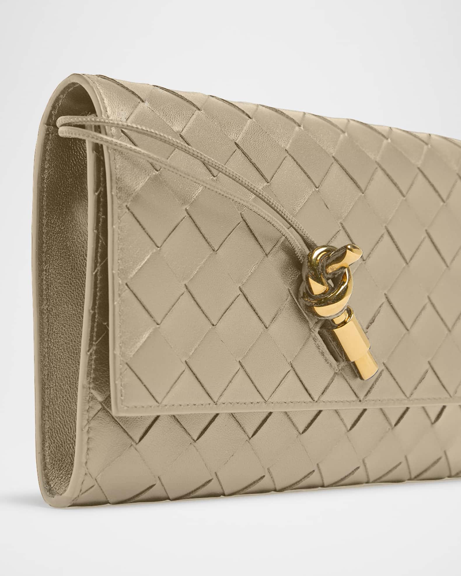 Andiamo Metallic Leather Pouch Bag Product Image