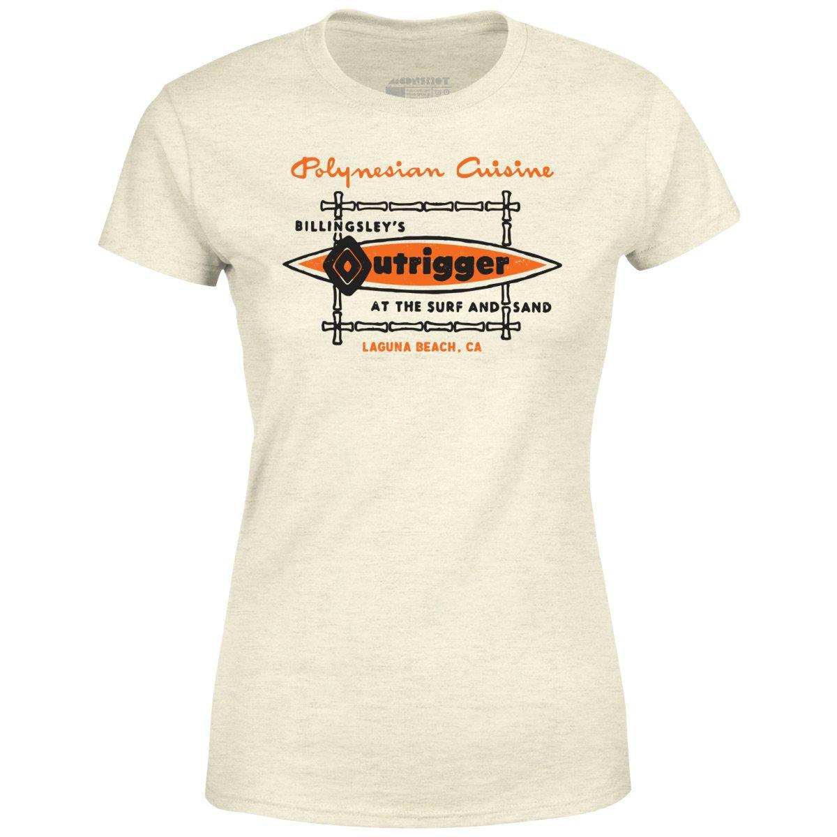 Billingsley's Outrigger - Laguna Beach, CA - Vintage Tiki Bar - Women's T-Shirt Female Product Image