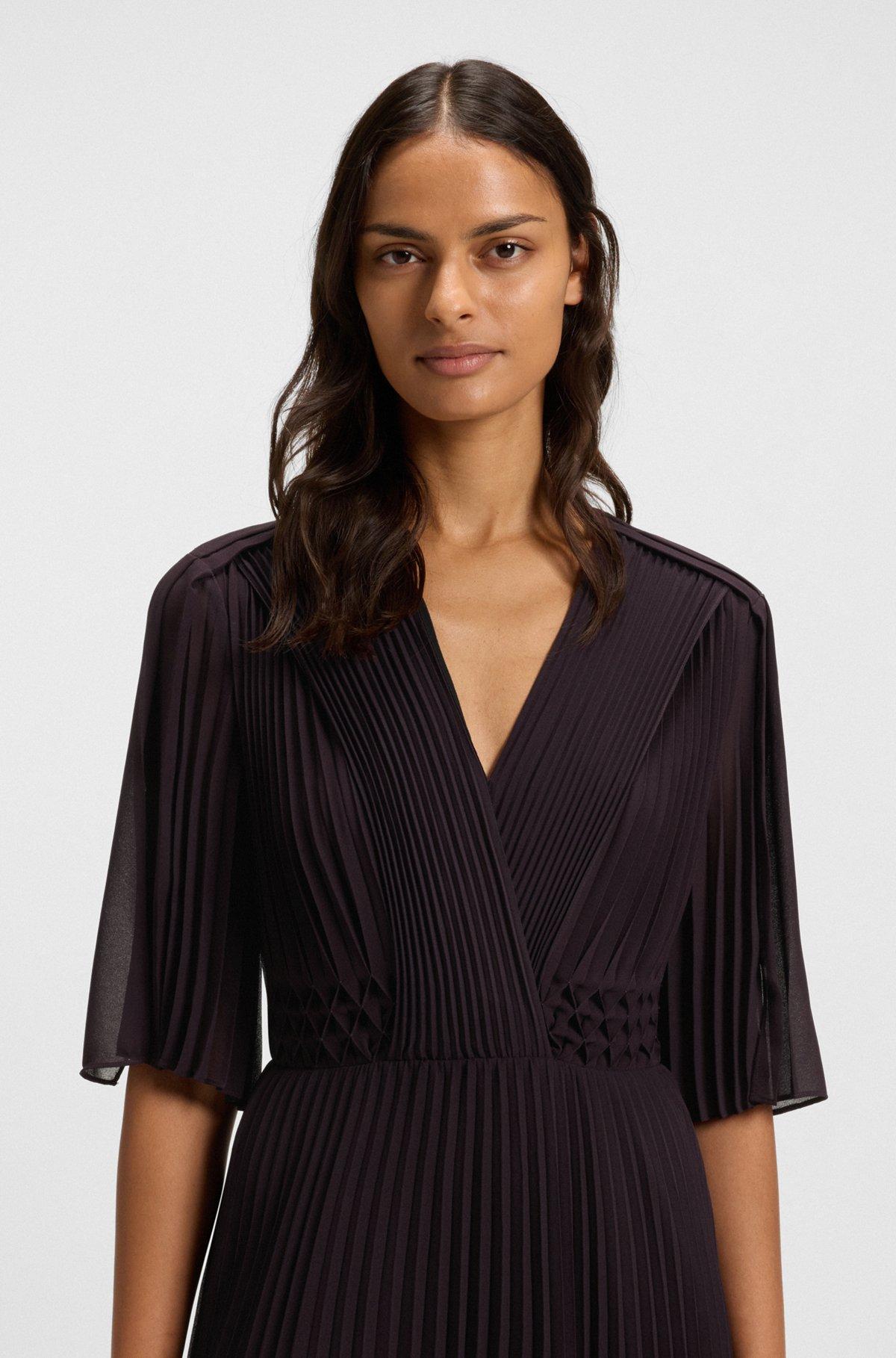 Plissé dress with waistband smocking Product Image