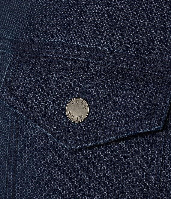Rowm The Drifter Indigo Dyed Trucker Jacket Product Image