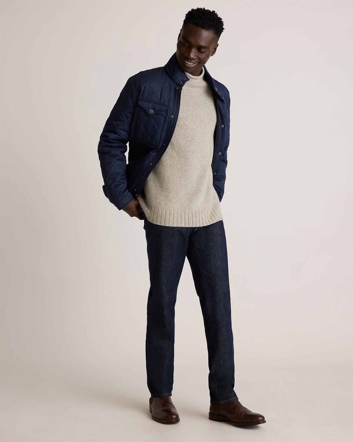 Quince | Men's Featherless Quilted Utility Jacket Nylon Product Image