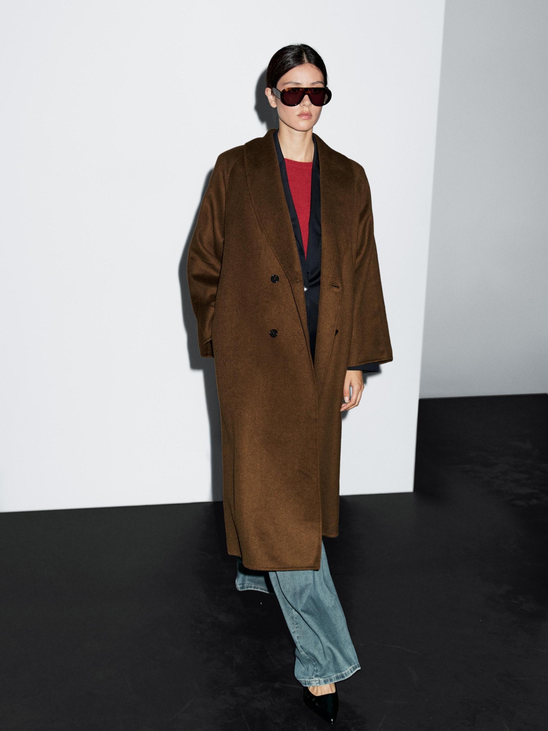 Wool blend boat neck sweater Product Image