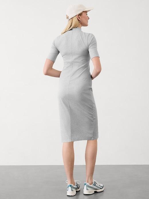 Signature Rib Mock Neck Dress Product Image