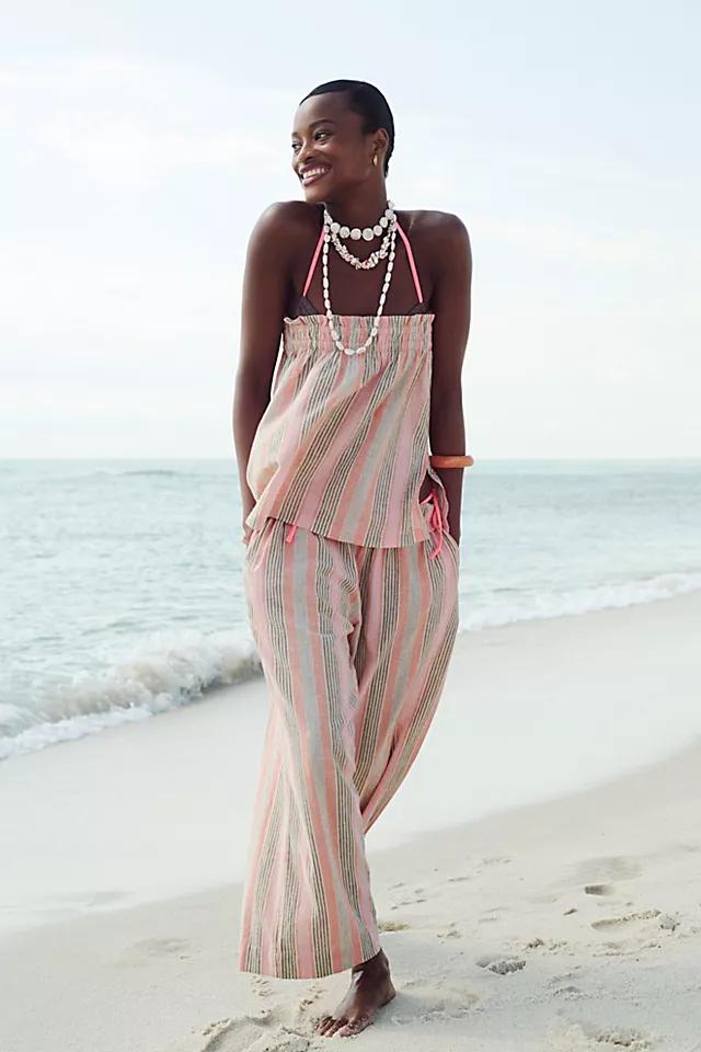 Corfu Striped Cotton-Linen Set Product Image