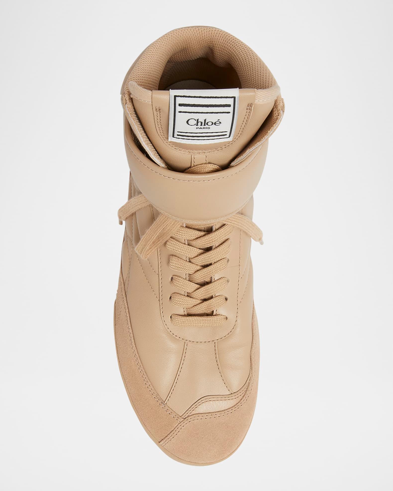 Kick Leather High-Top Sneakers Product Image