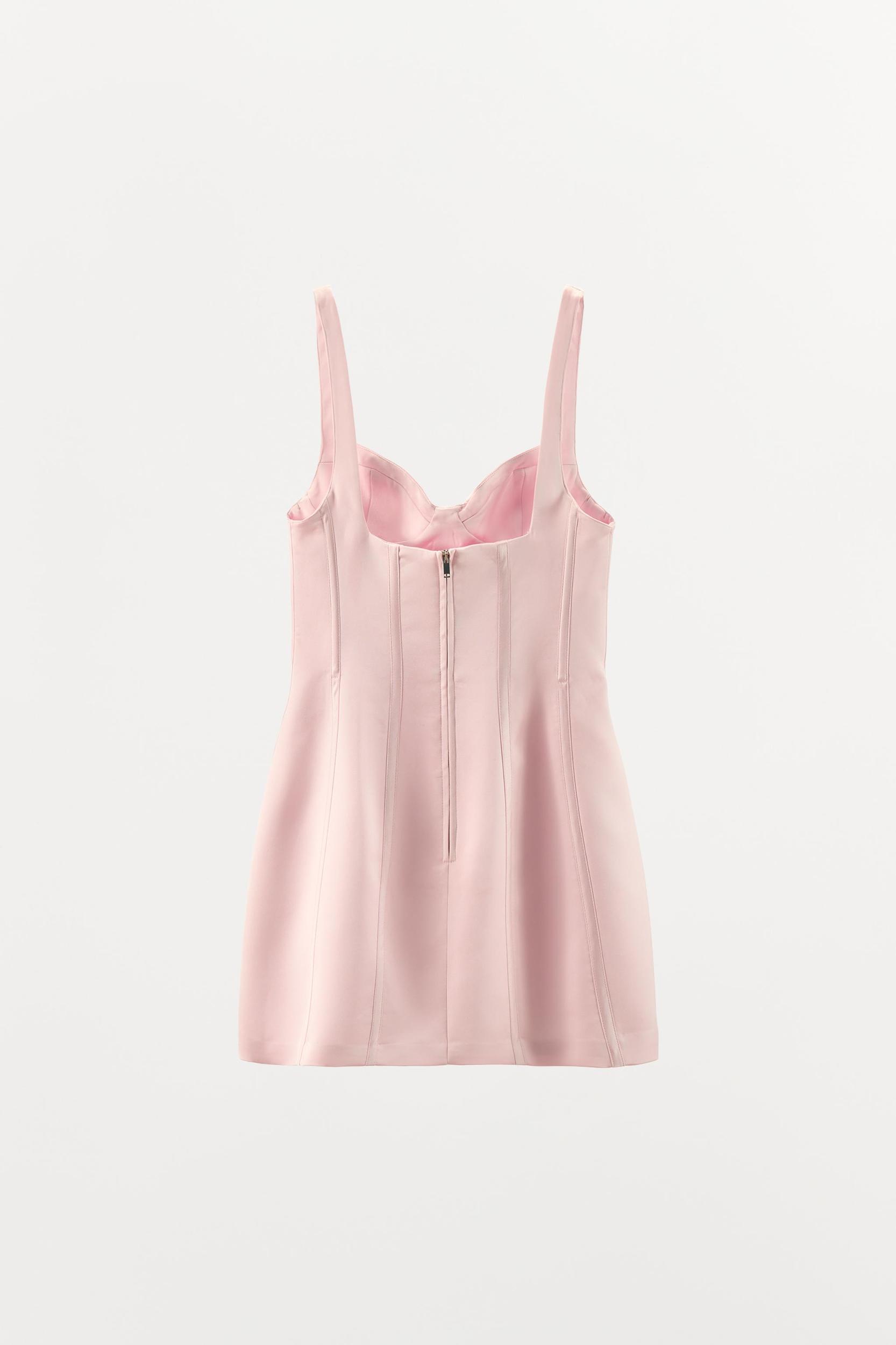 SATIN SHORT DRESS Product Image