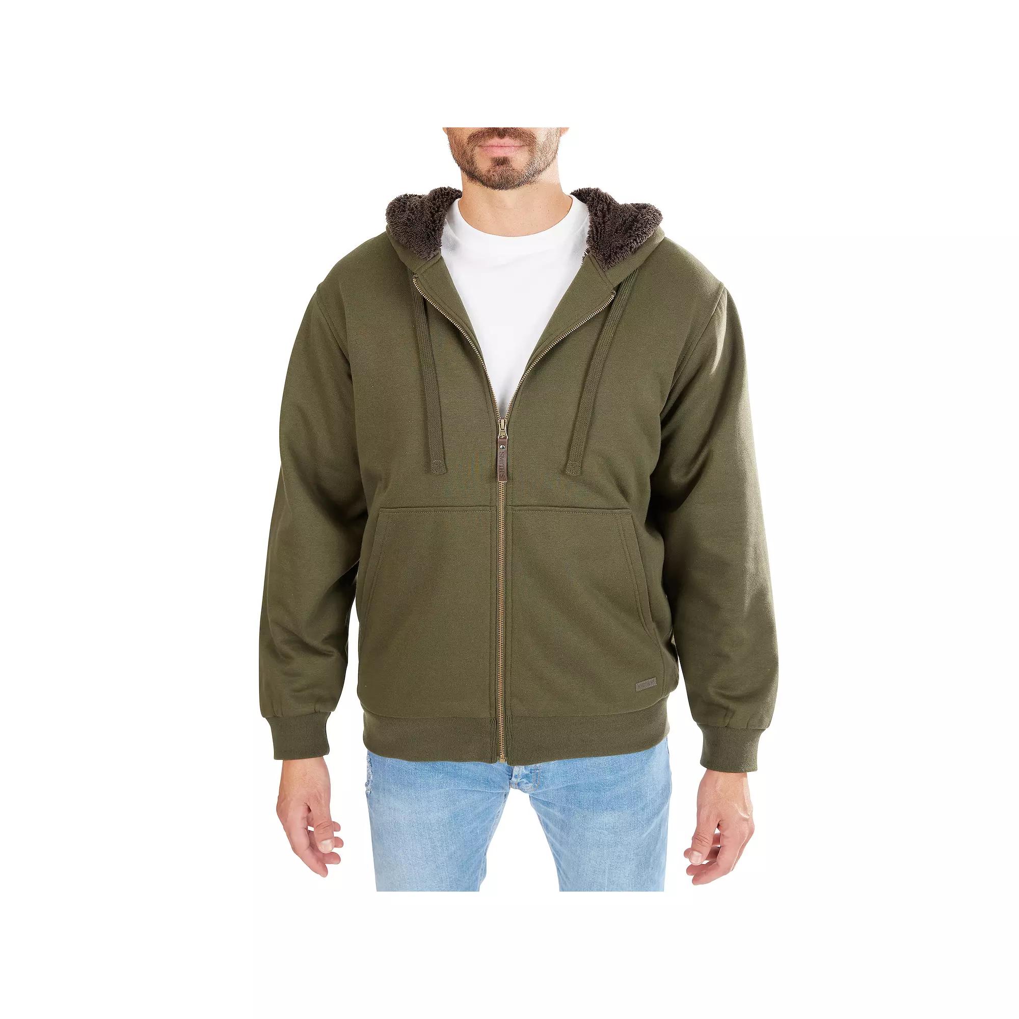 Big & Tall Smith's Workwear Sherpa-Lined Fleece Jacket, Men's,  Product Image