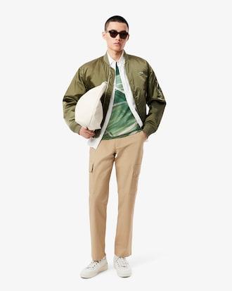 Men's Classic Fit Tennis Print T-Shirt Product Image