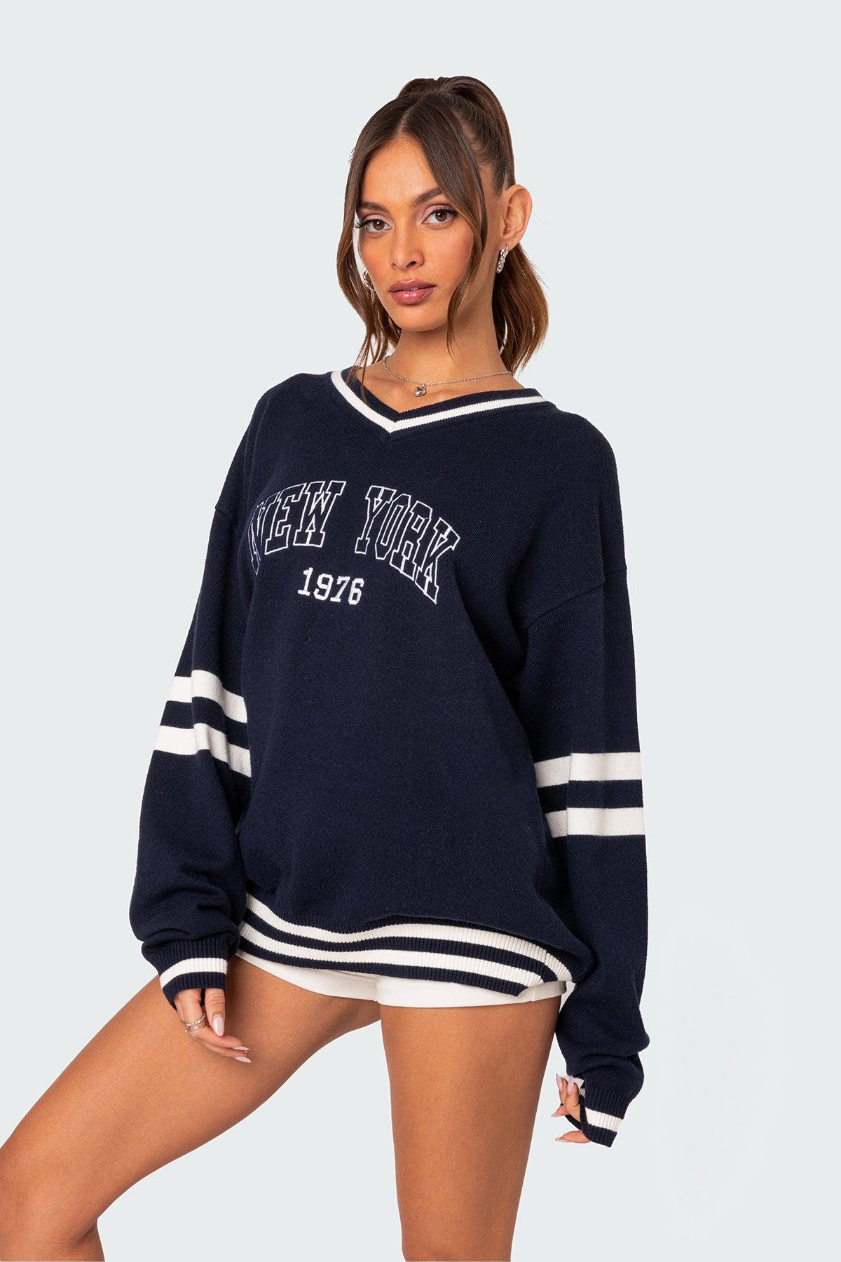 90S In New York Oversized Sweater Product Image