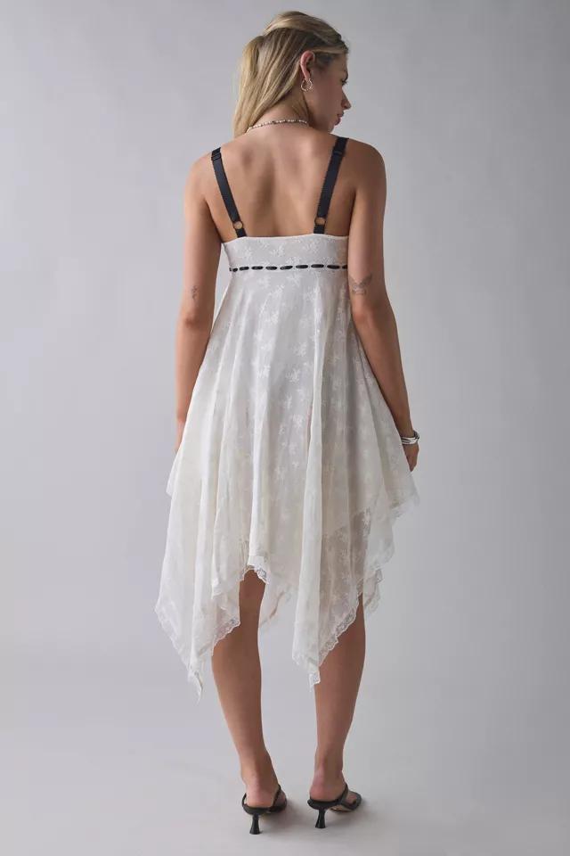 Kimchi Blue Hartley Lace Hanky Hem Babydoll Midi Dress Product Image