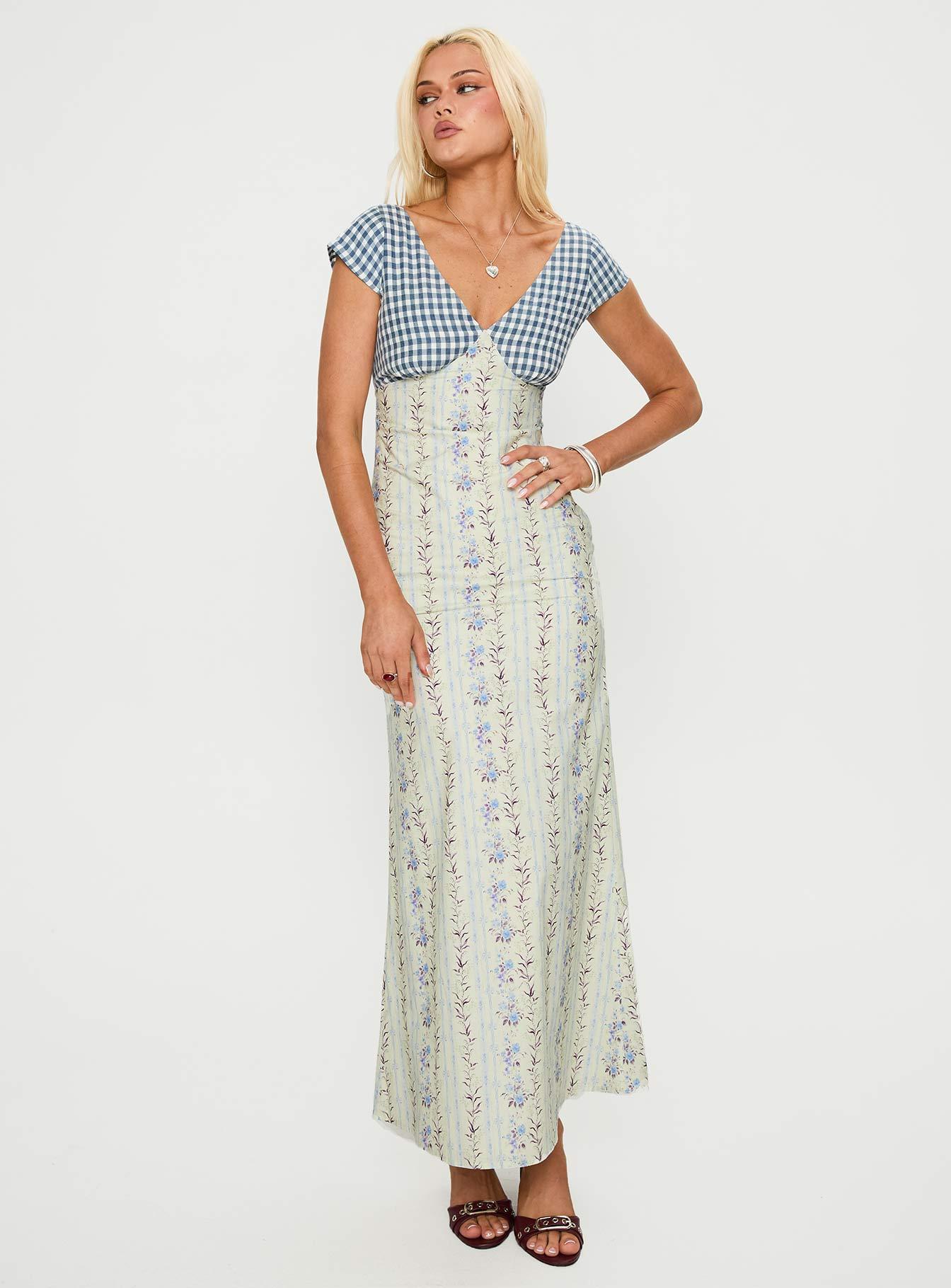 Saije Maxi Dress Multi Floral Product Image