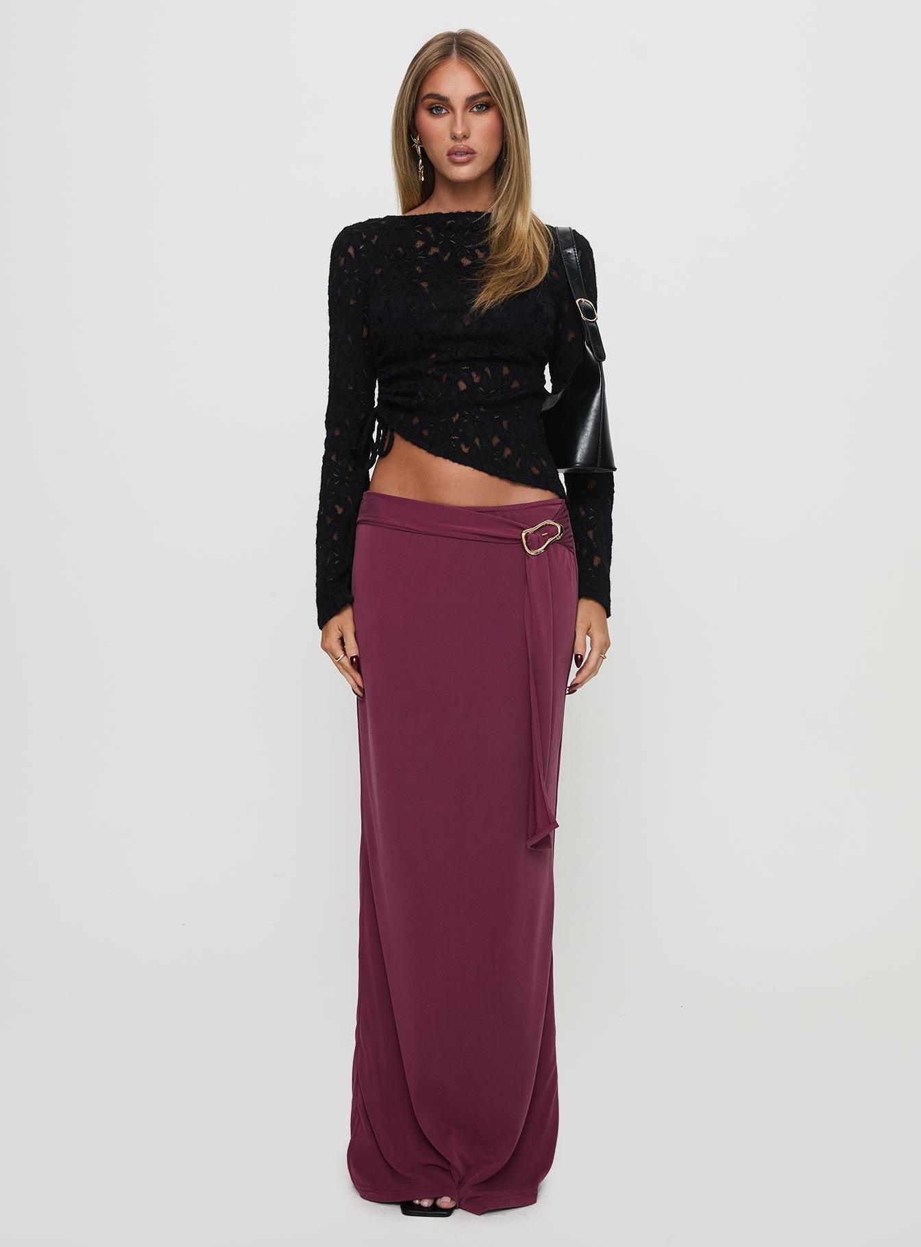 Sensua Long Sleeve Top Black Product Image