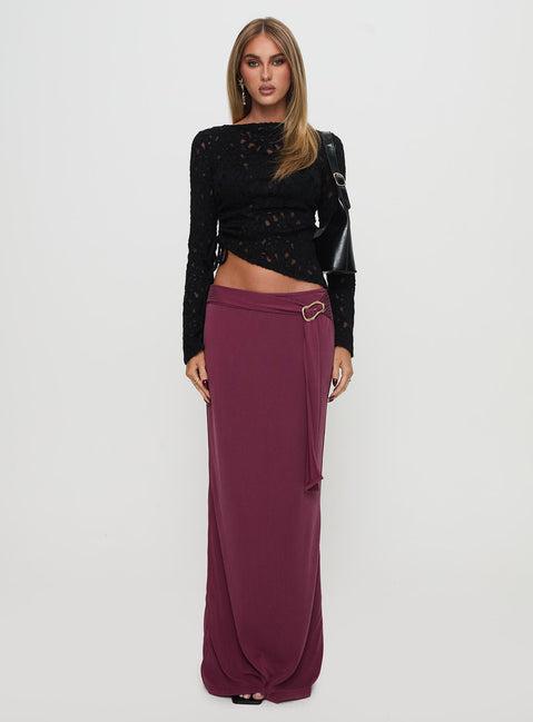 Sensua Long Sleeve Top Black Product Image