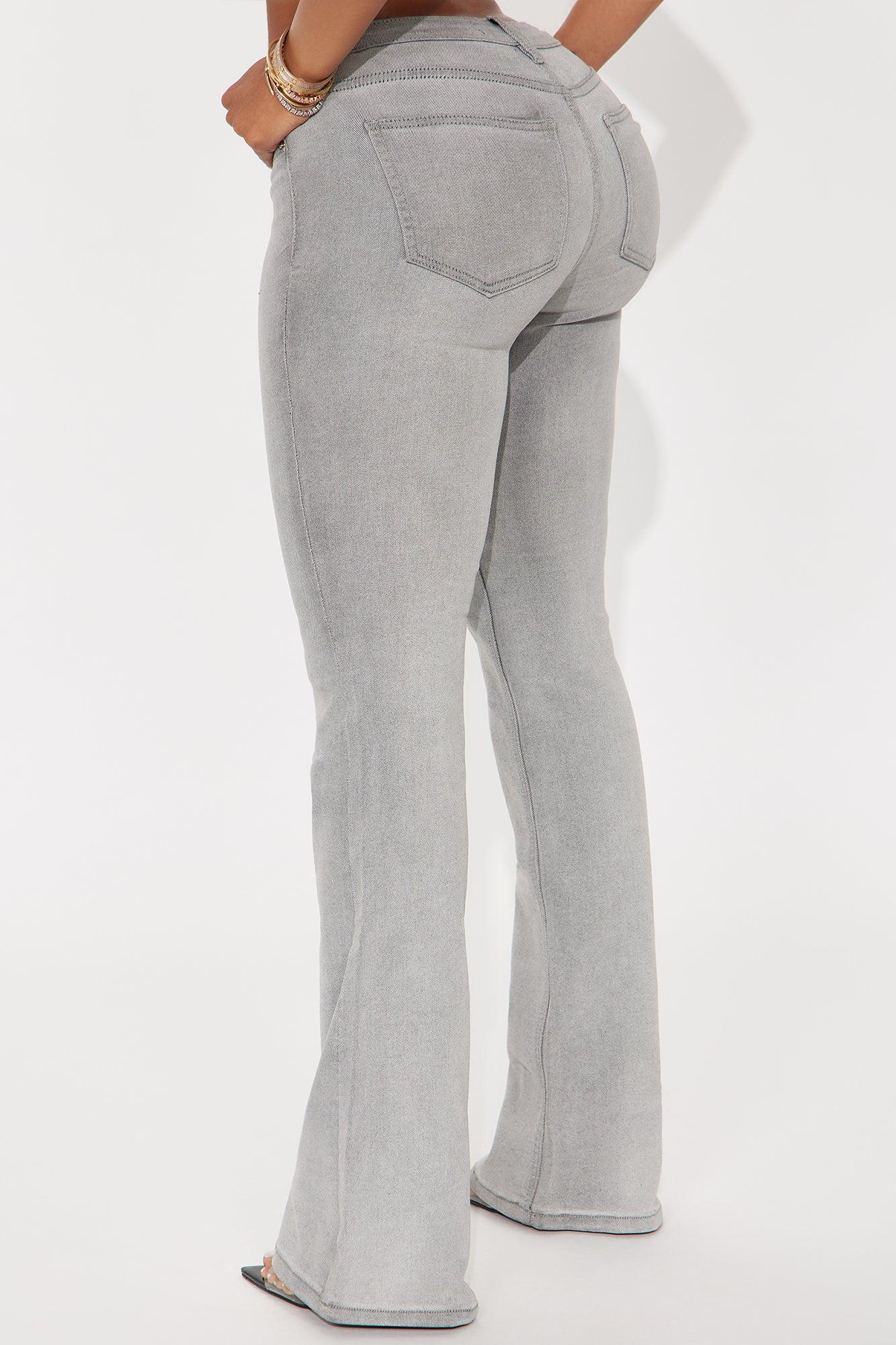 Best Ever Low Rise Flare Jeans - Grey Female Product Image