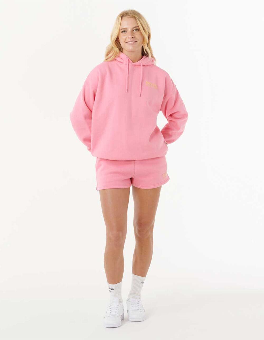 RIP CURL Surf Puff Heritage Womens Hoodie - PINK COMBO Product Image