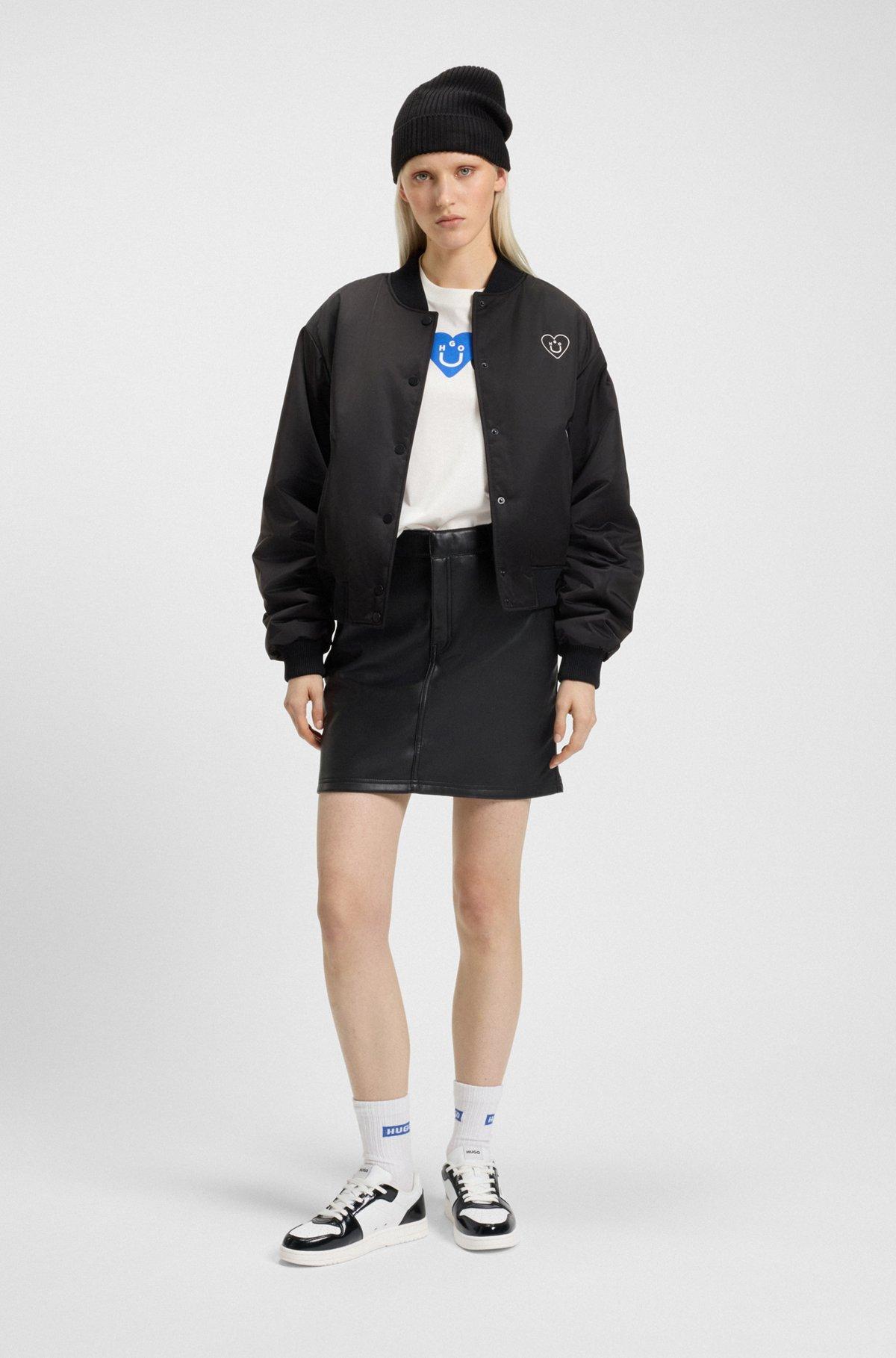 HUGO - Color-blocked trainers with logo details - White Product Image