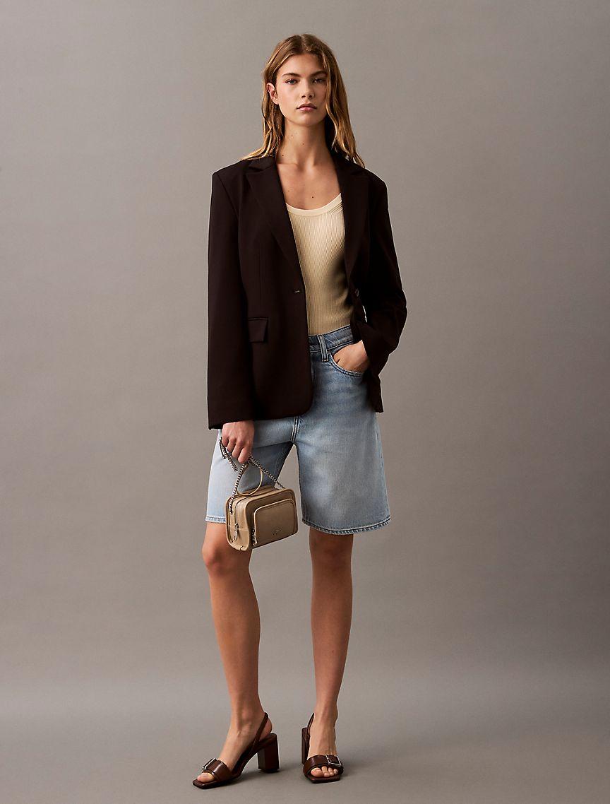 Ponte Slim Blazer Product Image