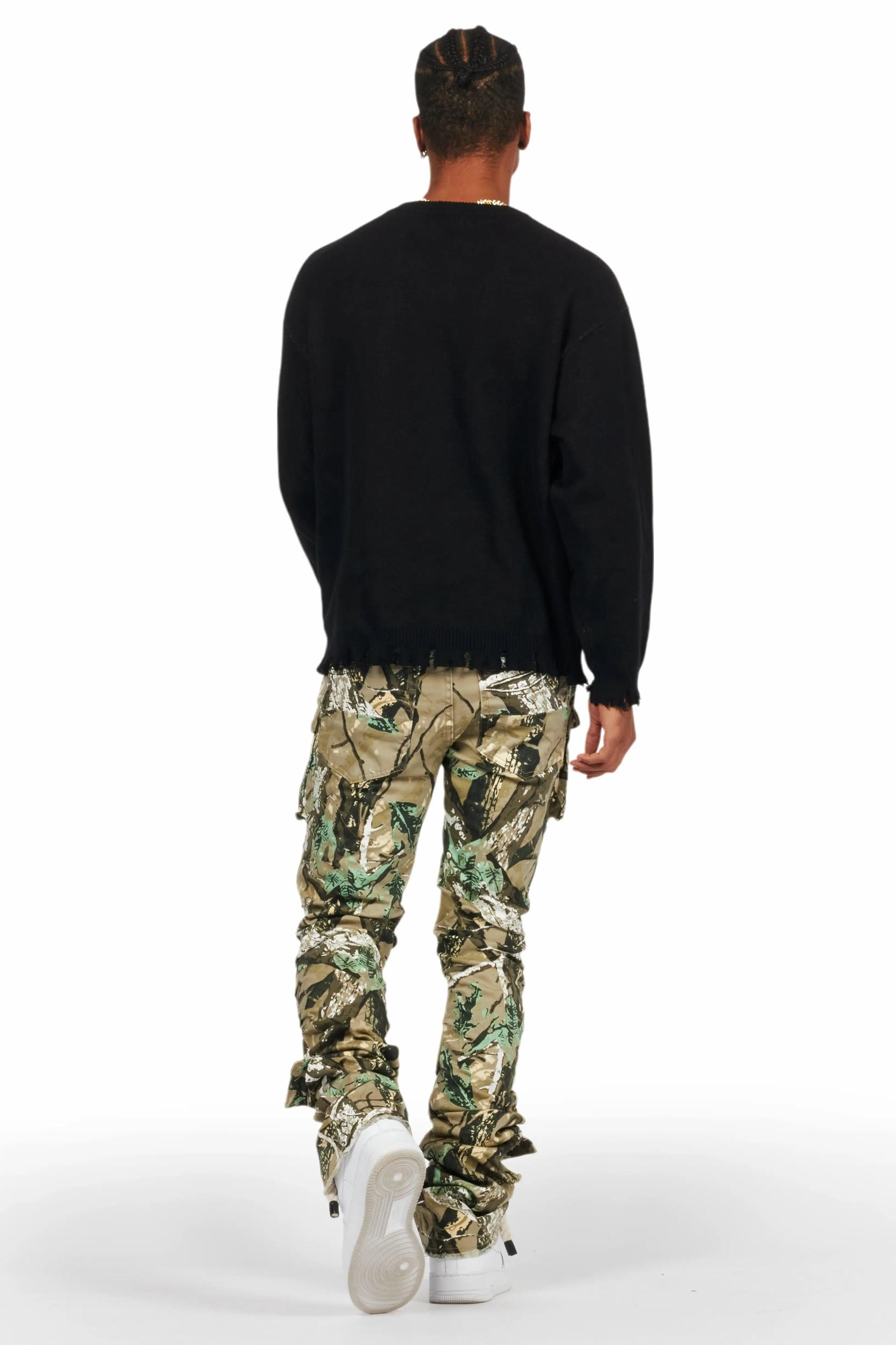 Gentry Tree Camo Stacked Flare Jean Male Product Image