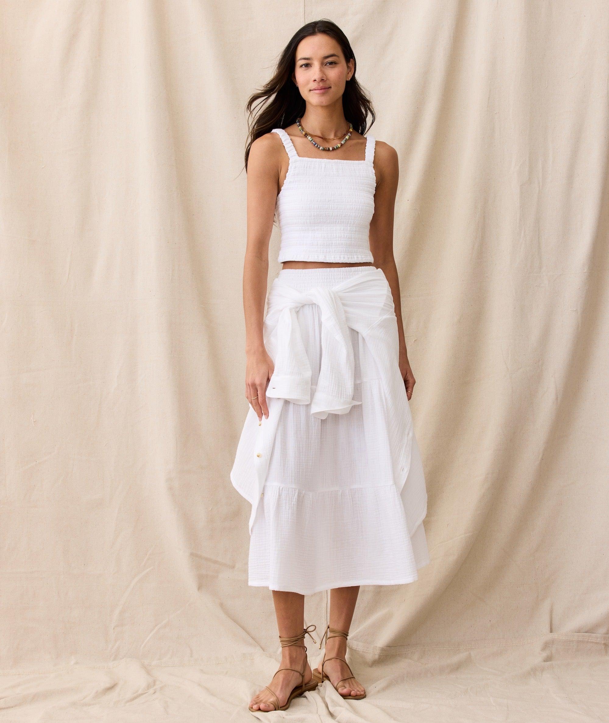 Corinne Double Cloth Maxi Skirt Product Image