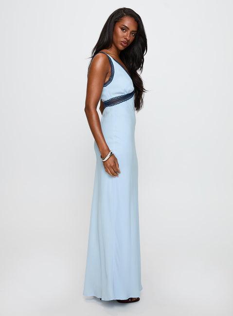 Maelene Maxi Dress Blue Product Image