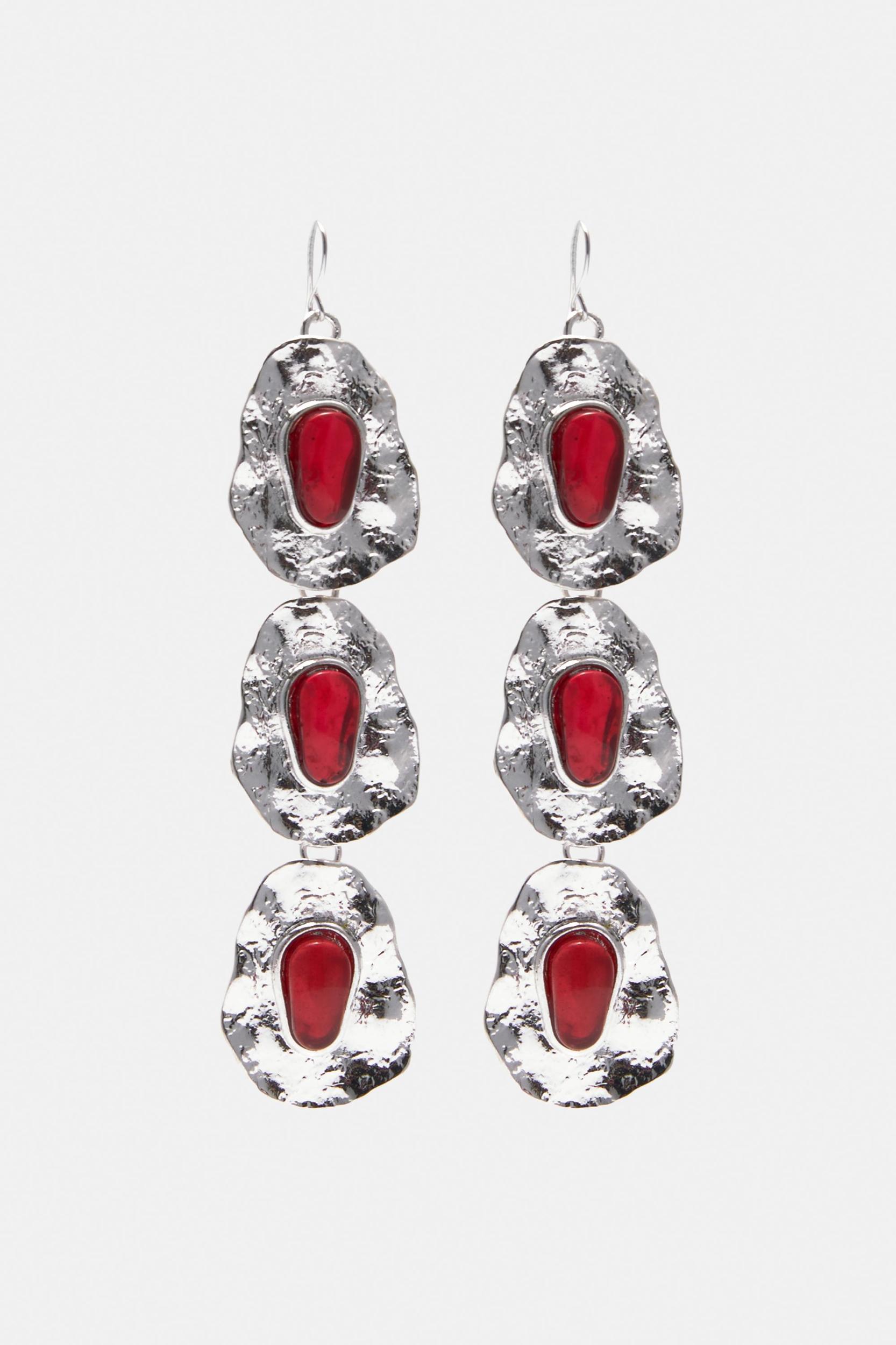 Long stone earrings Product Image