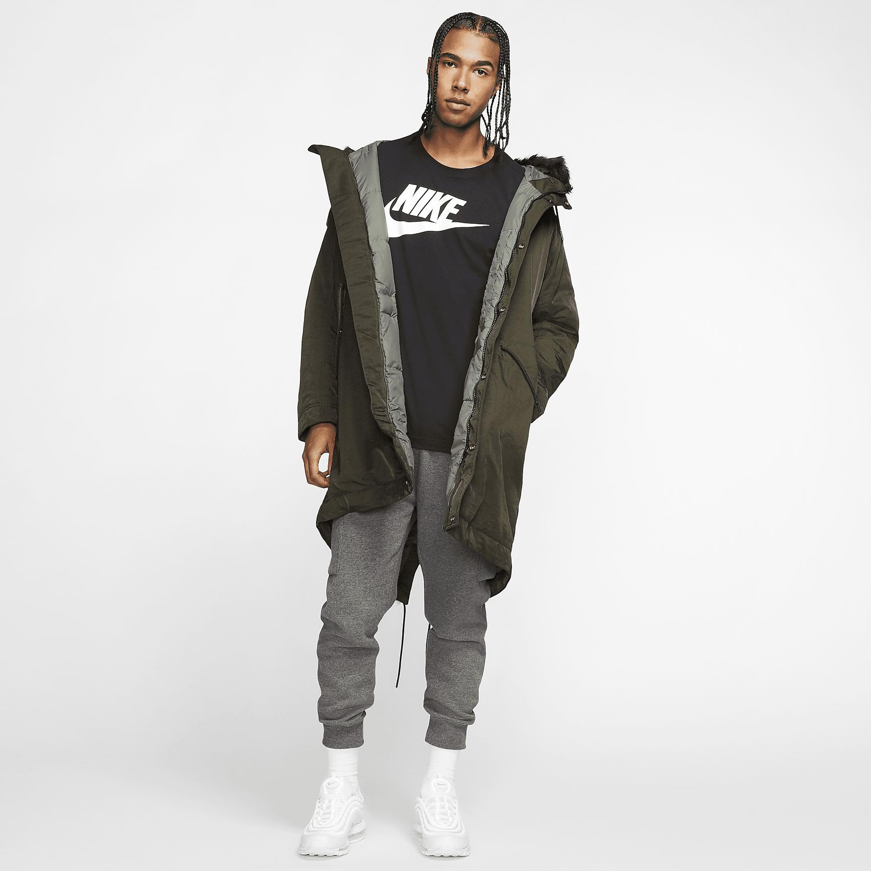 Mens Nike Sportswear Long-Sleeve T-Shirt | CI6291-010 Product Image