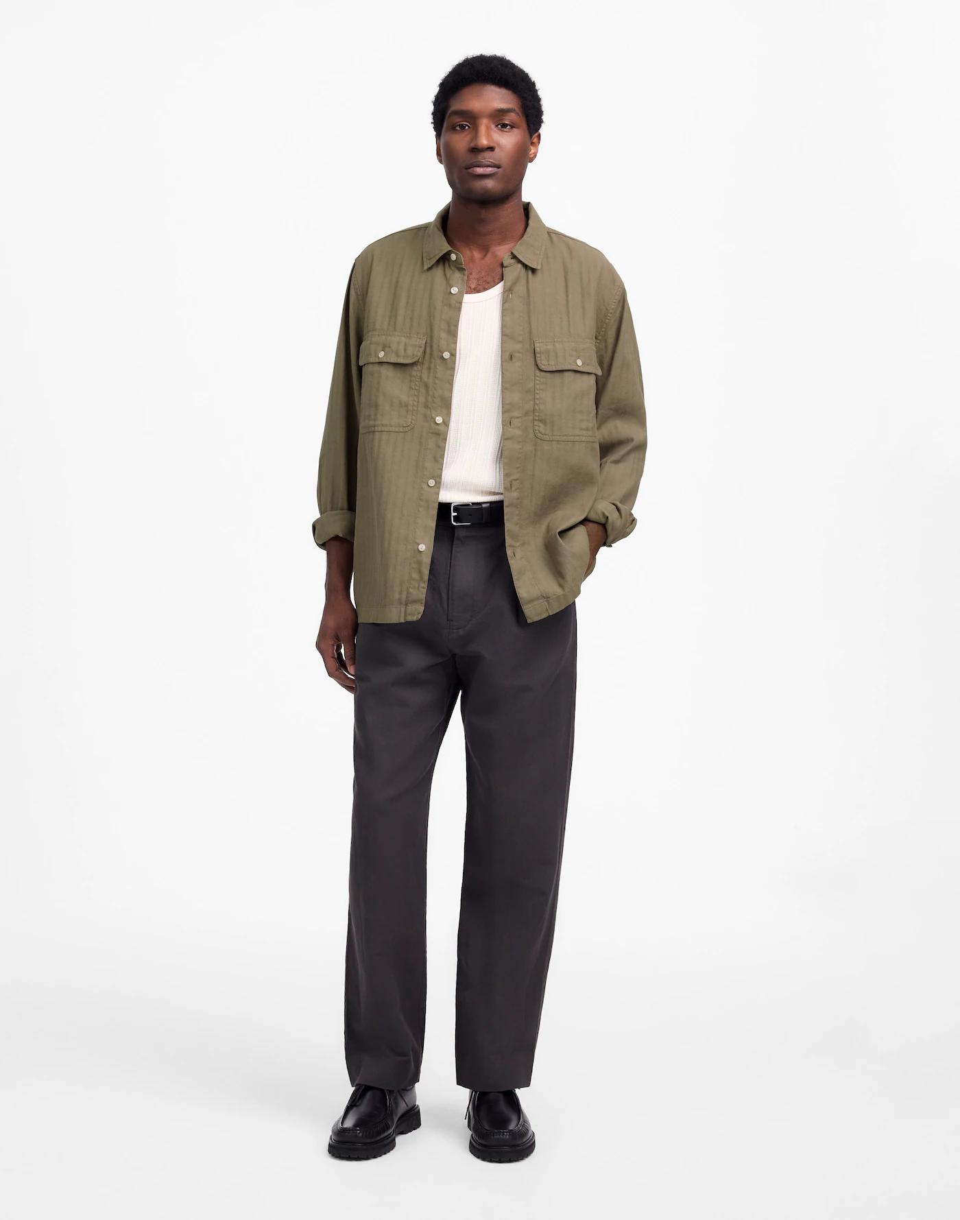 Work Shirt in Cotton-Linen Blend Product Image